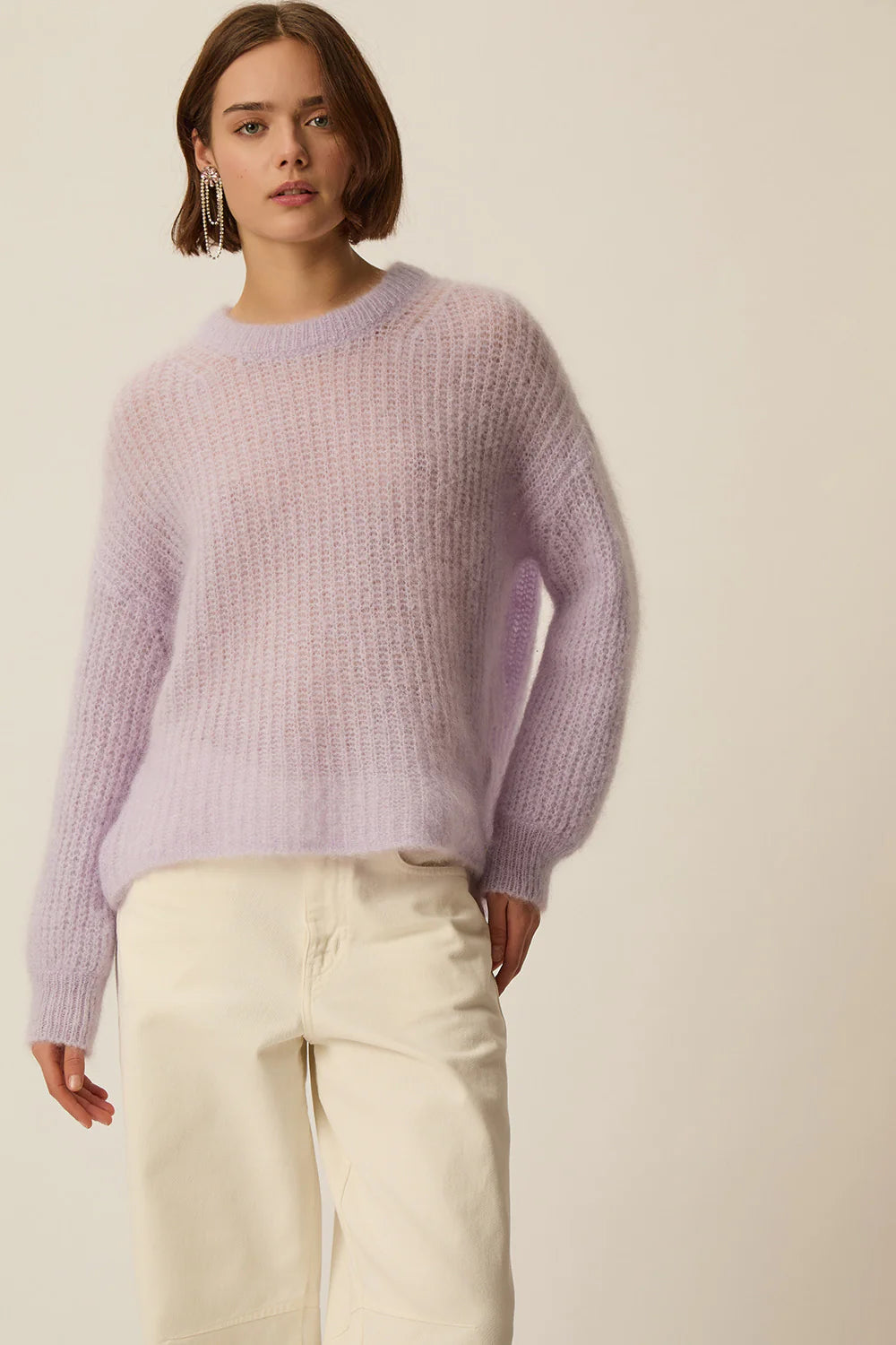 Des Petits Hauts Jumper Burma Lavande