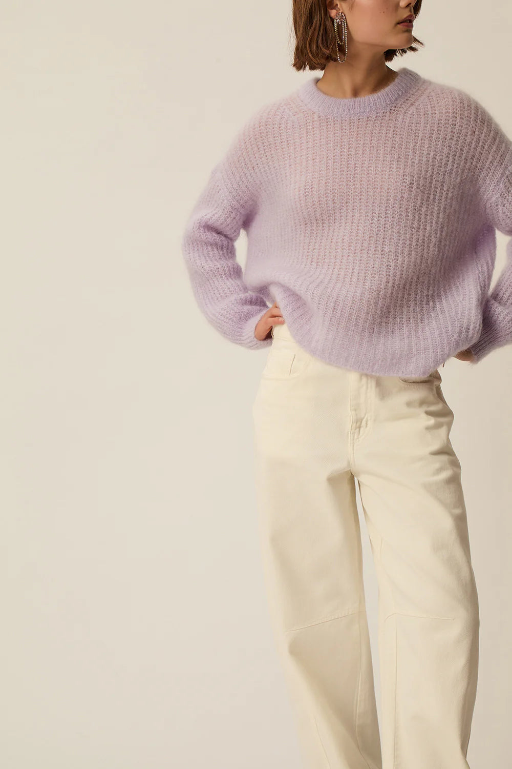 Des Petits Hauts Jumper Burma Lavande