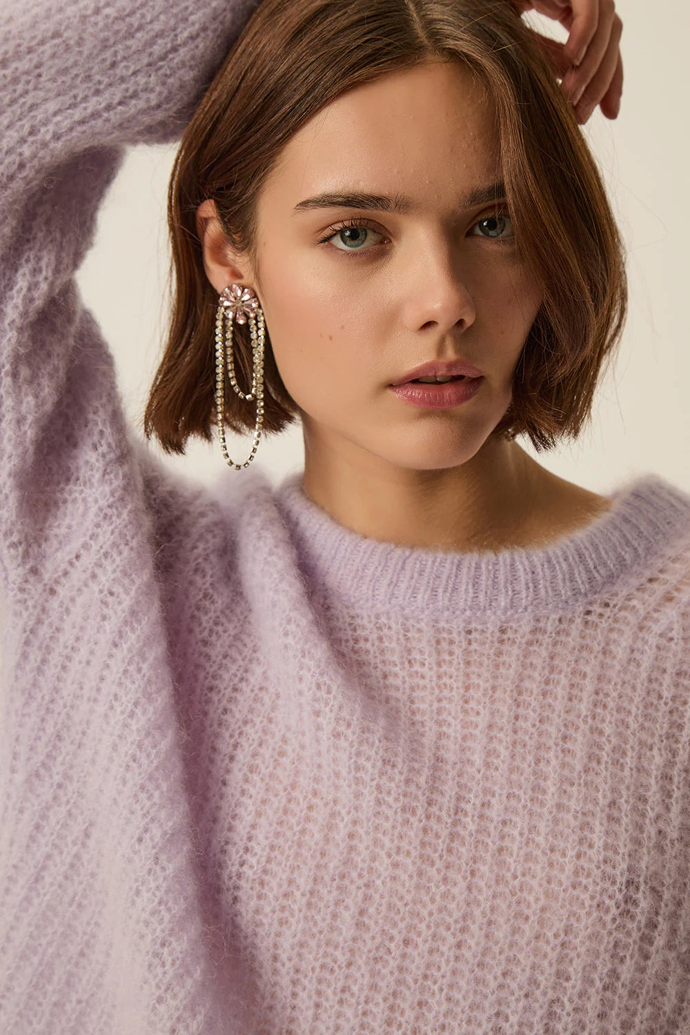 Des Petits Hauts Jumper Burma Lavande