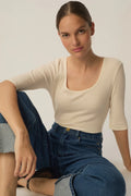 Des Petits Hauts T-shirt Inoa Creme