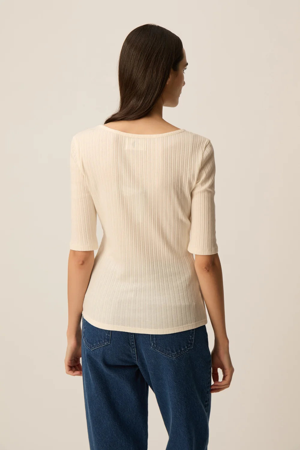 Des Petits Hauts T-shirt Inoa Creme