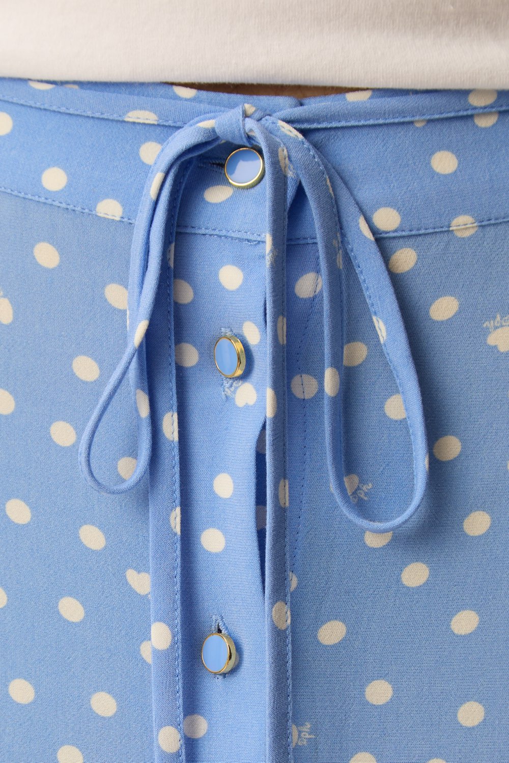 Des Petits Hauts Skirt Elizetta Dots Ciel