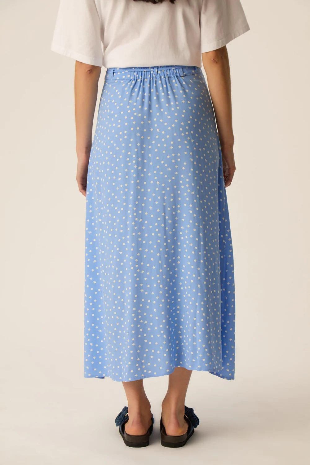 Des Petits Hauts Skirt Elizetta Dots Ciel