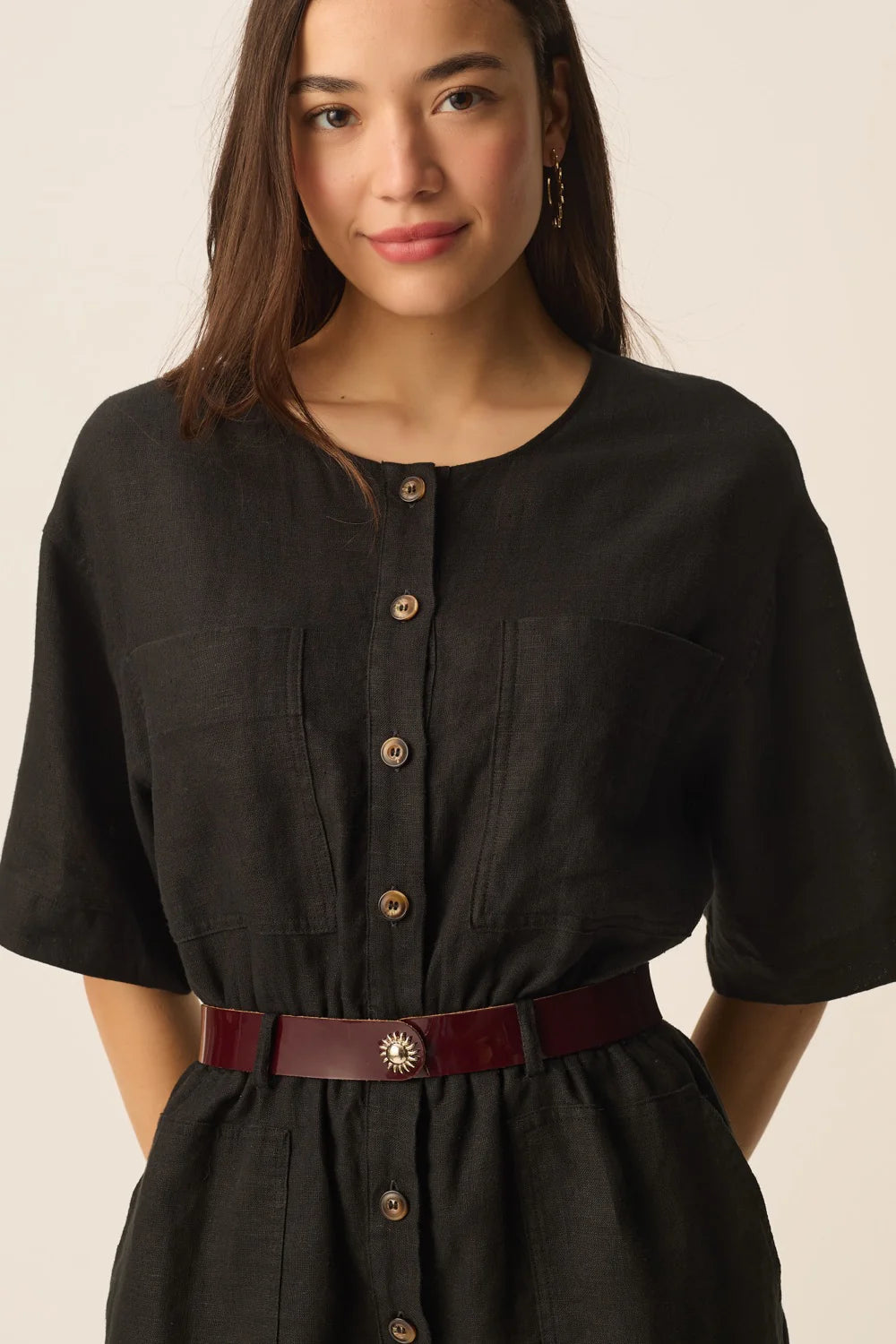 Des Petits Hauts Combi short Esther Noir