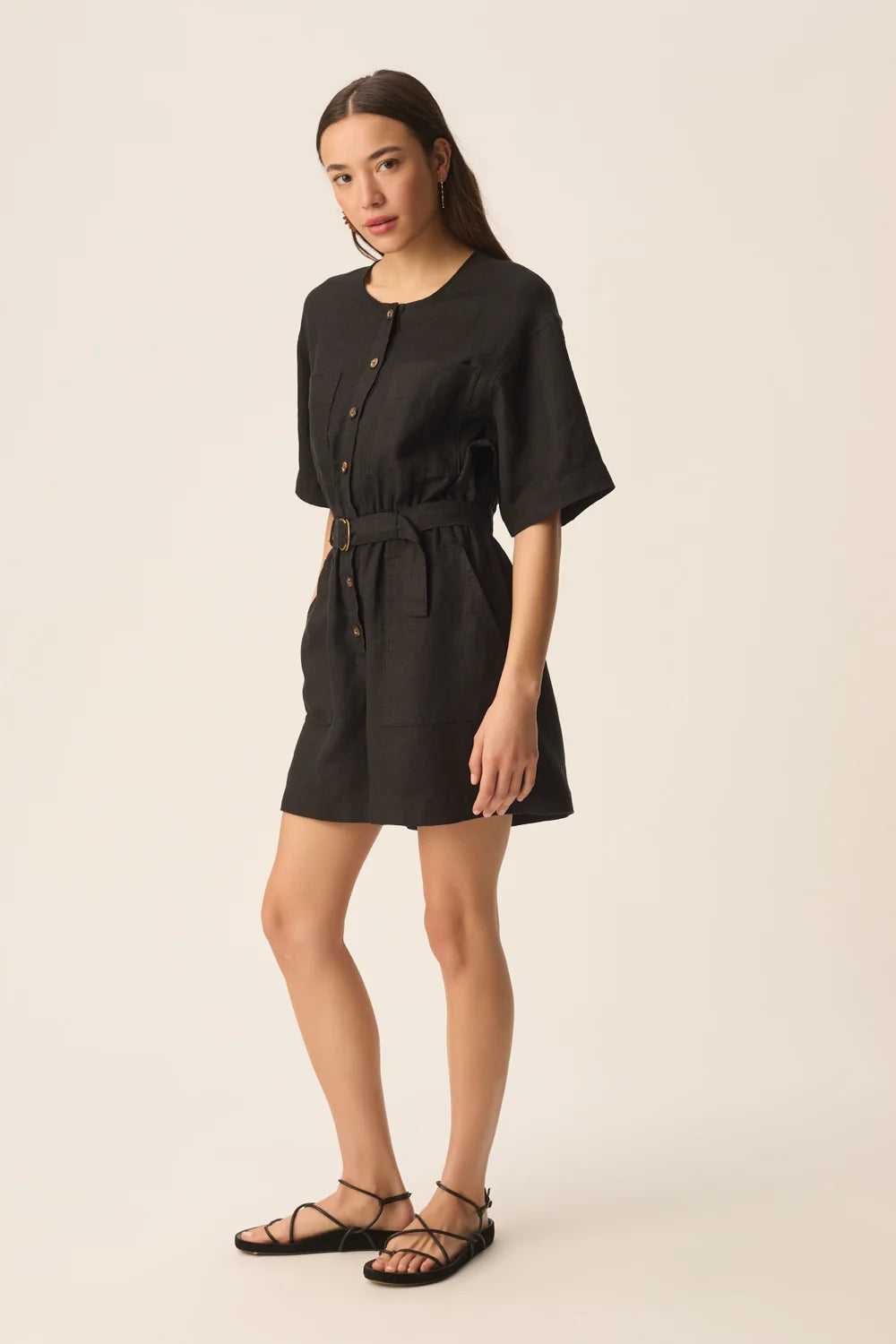 Des Petits Hauts Combi short Esther Noir