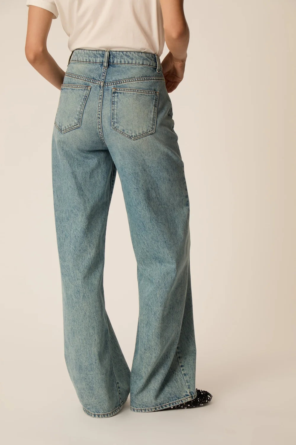 Des Petits Hauts Jeans Louela Bleach Vintage