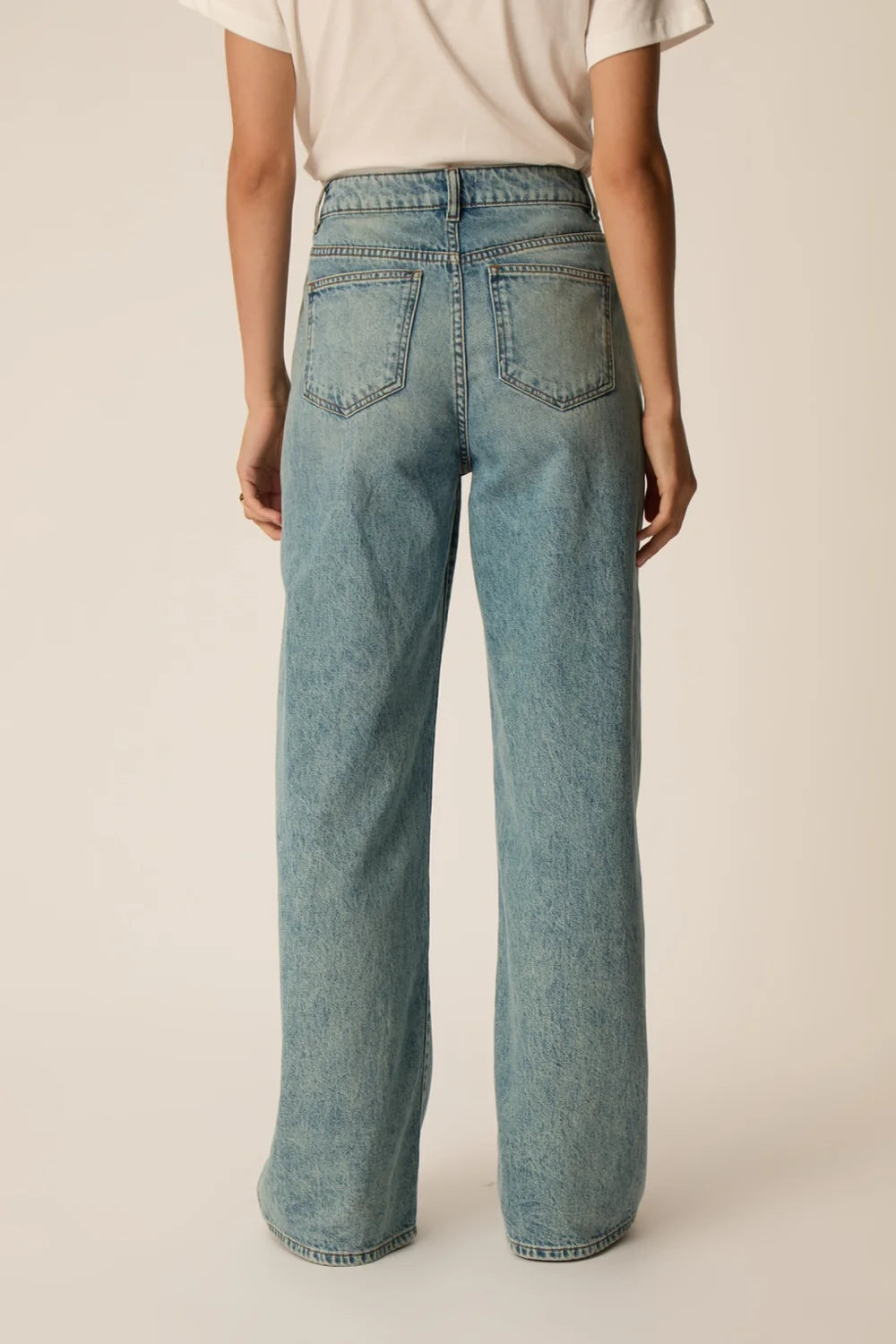 Des Petits Hauts Jeans Louela Bleach Vintage