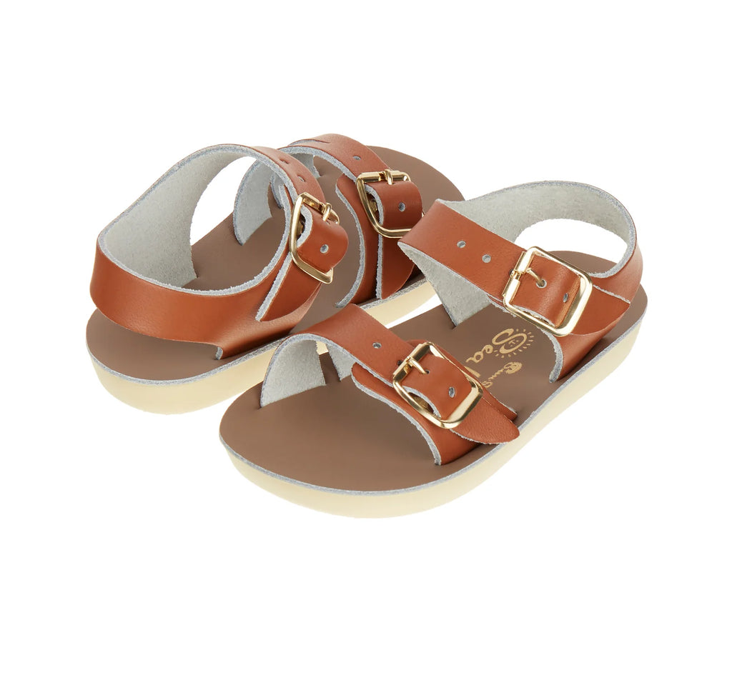 Salt Water Sandals Seawee Tan Kids Sandal