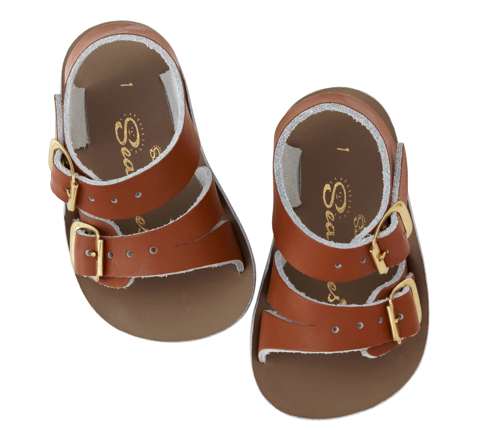 Salt Water Sandals Seawee Tan Kids Sandal
