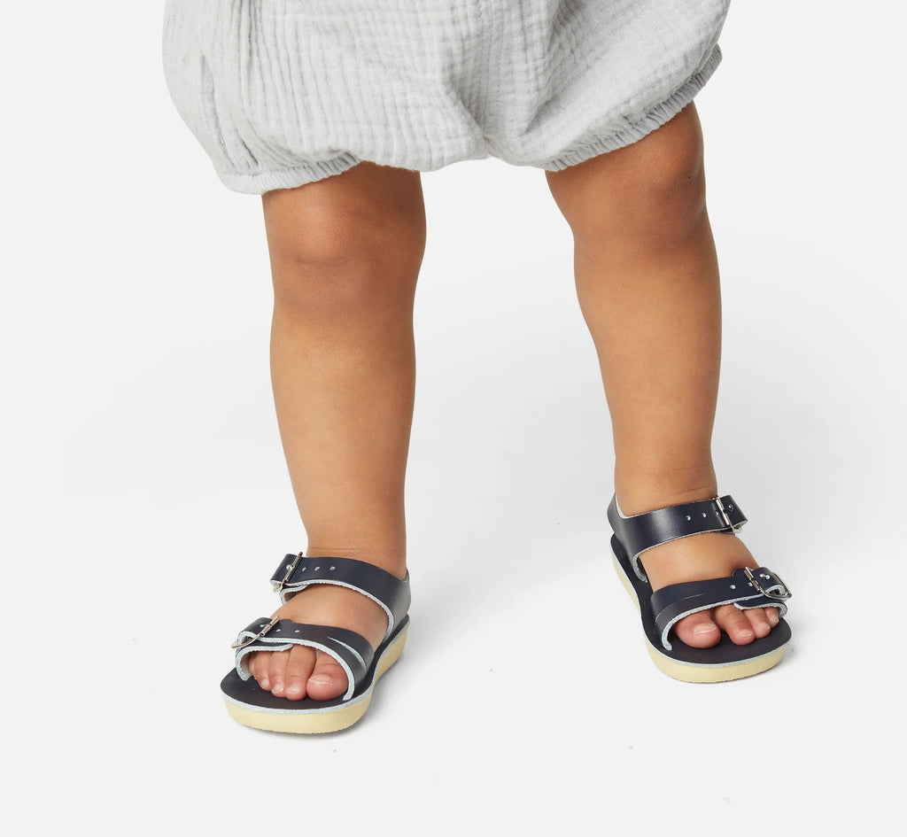 Salt Water Sandals Seawee Navy Kids Sandal