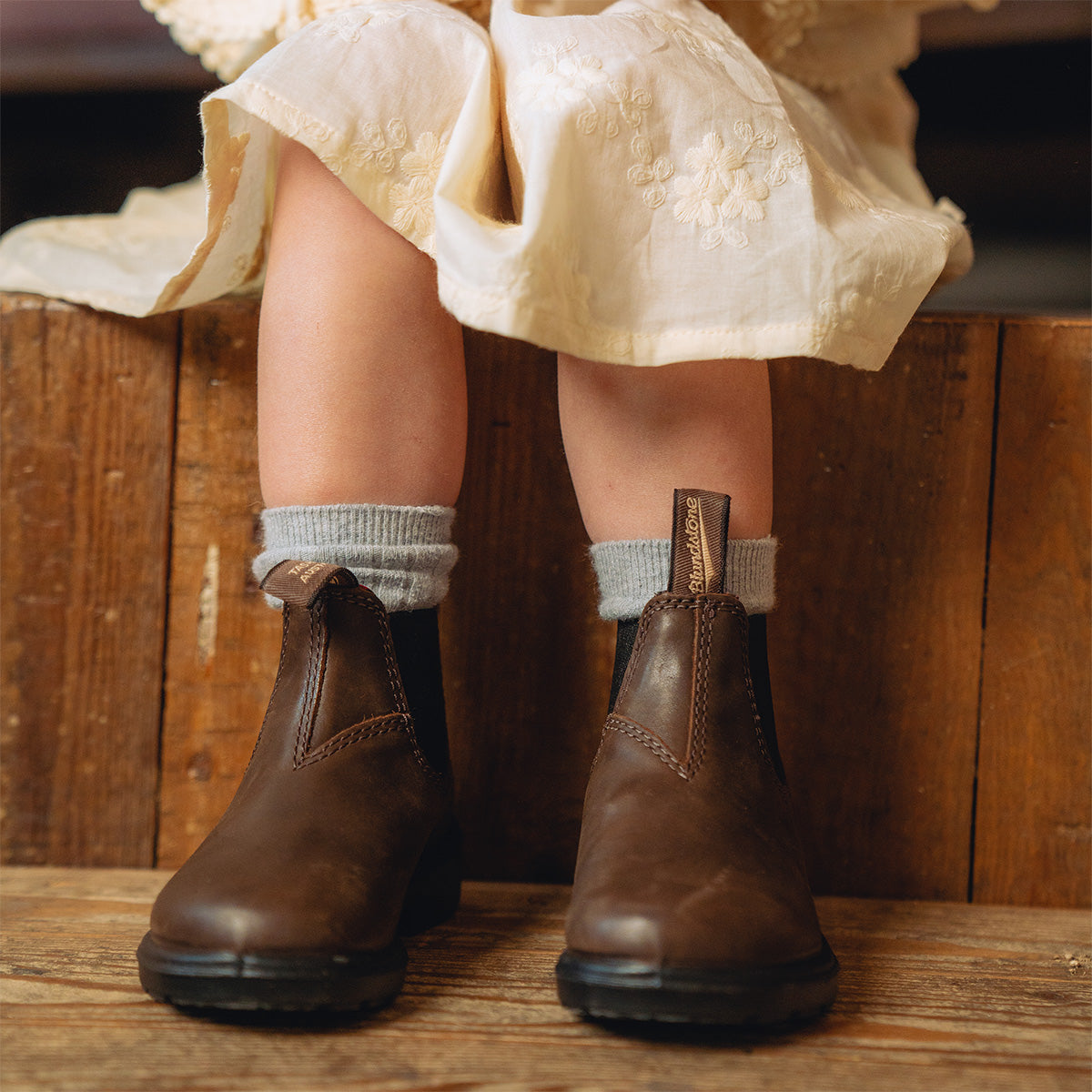 Blundstone Kids Antique Brown 1468