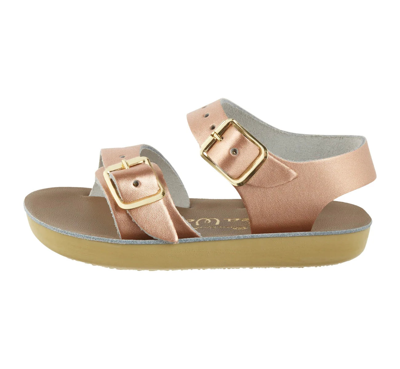Salt Water Sandals Seawee Rose Gold Kids Sandal
