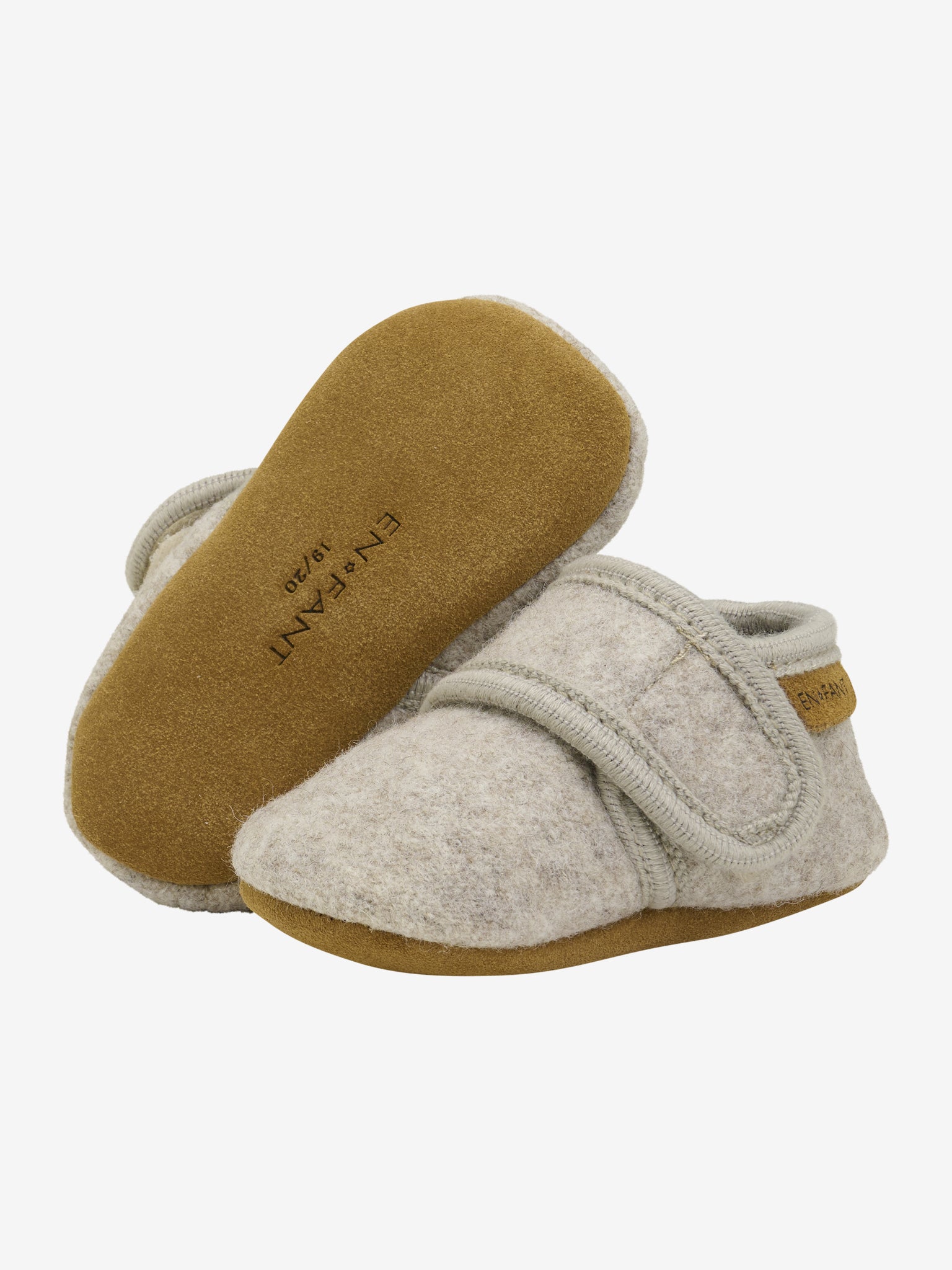 Enfant wollen baby slofje 2060 Sand Melange