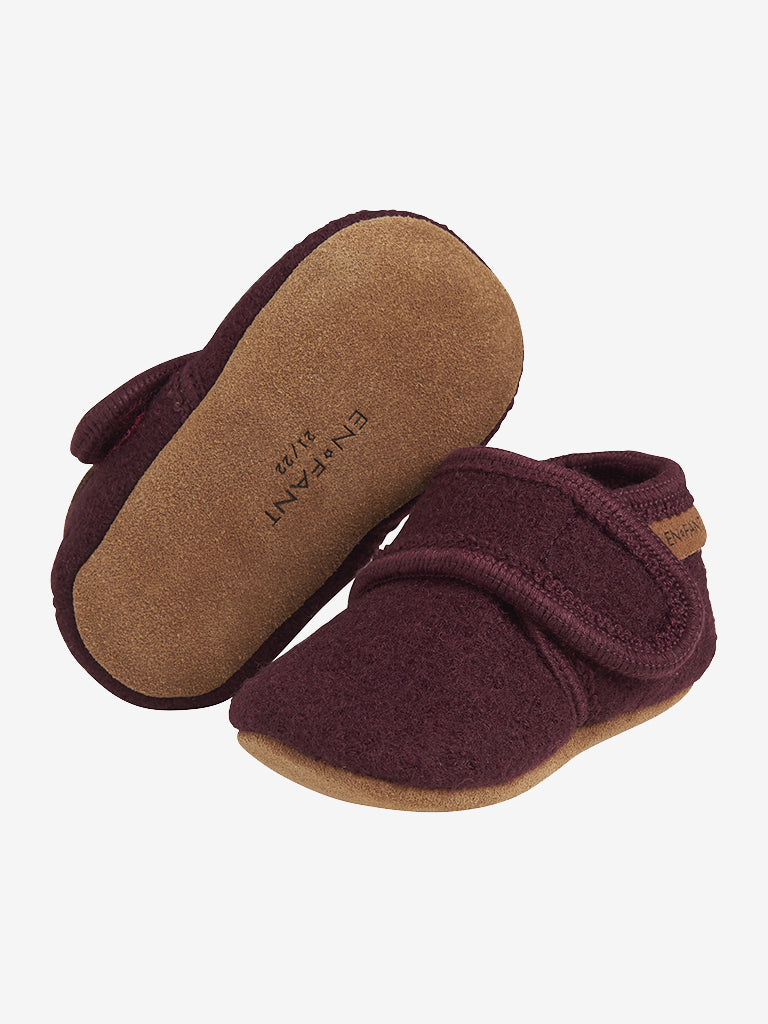 Enfant wollen baby slofje 6118 Winetasting