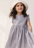 Marmar Darame - Dress, Navy Check