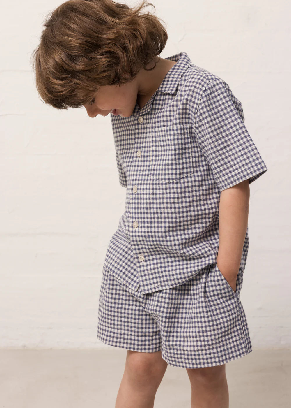 Marmar Tage - Shirt, Navy Check