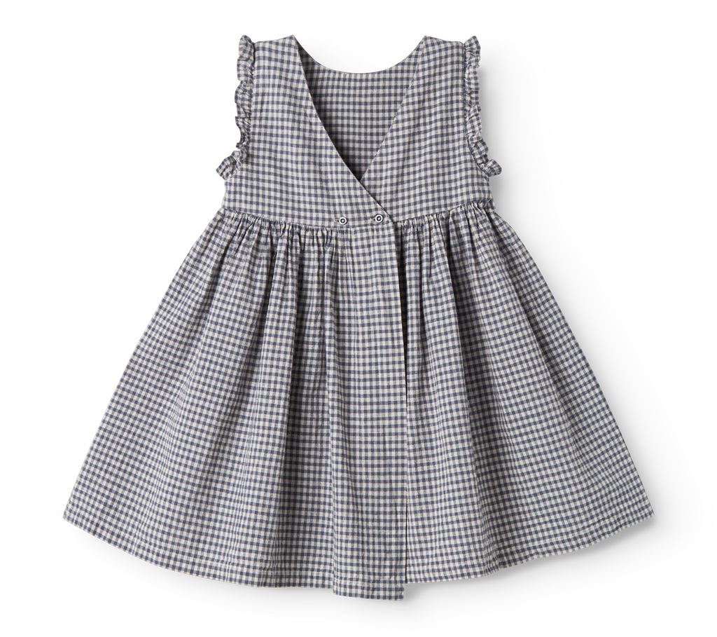 Marmar Darame - Dress, Navy Check