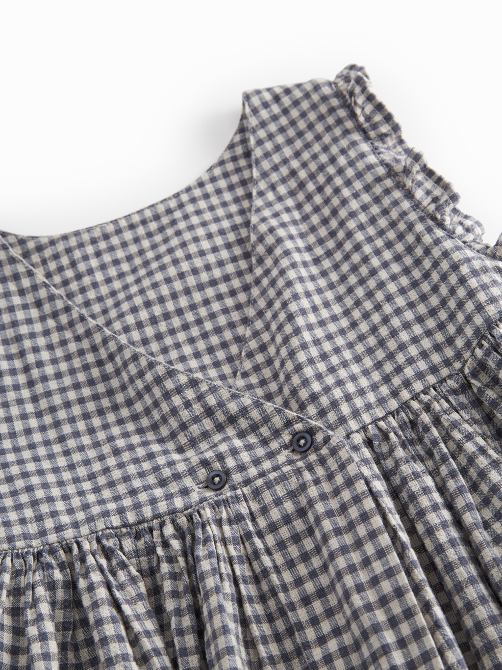 Marmar Darame - Dress, Navy Check
