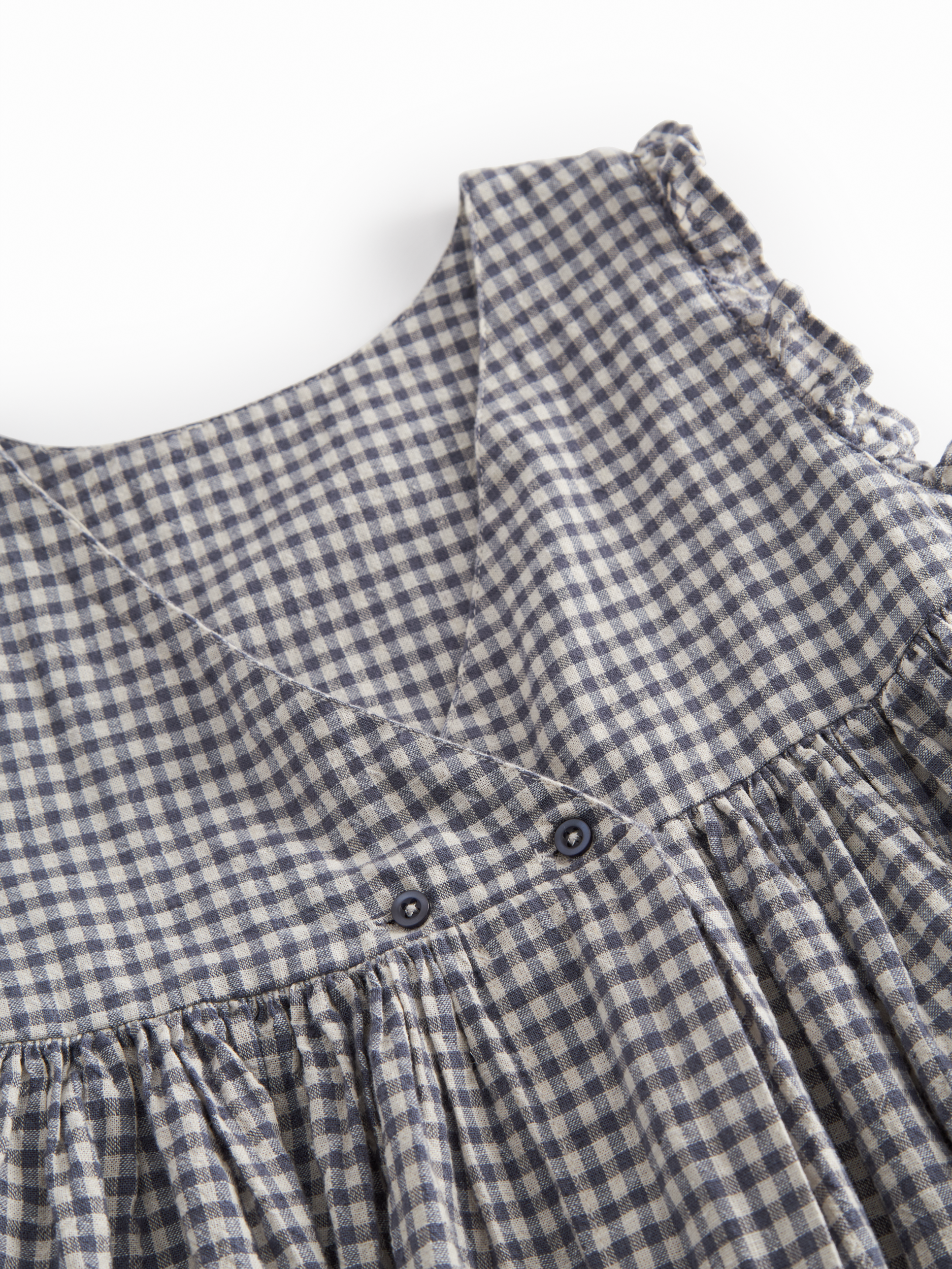Marmar Darame - Dress, Navy Check
