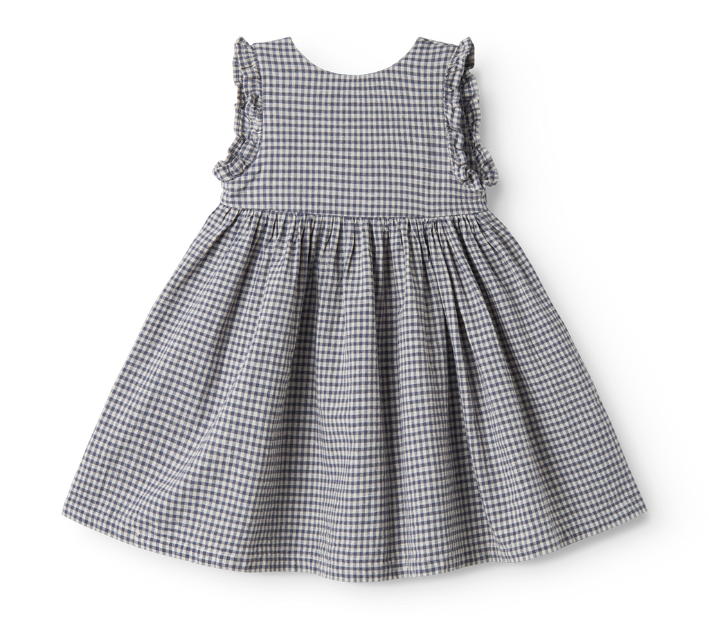 Marmar Darame - Dress, Navy Check
