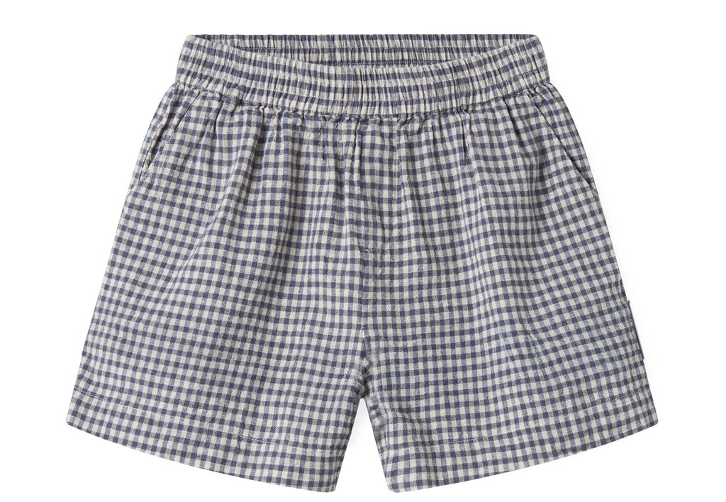 Marmar Pinon - Shorts, Navy Check