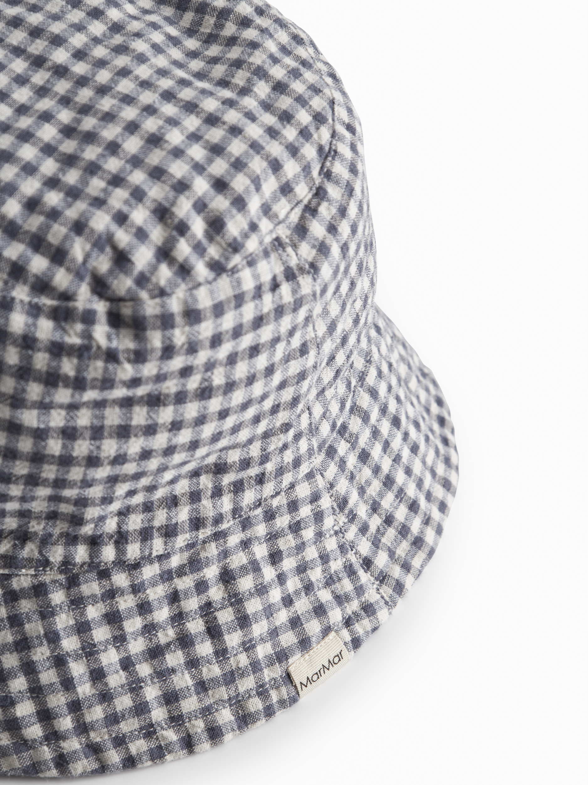 Marmar Arida - Hat, Navy Check