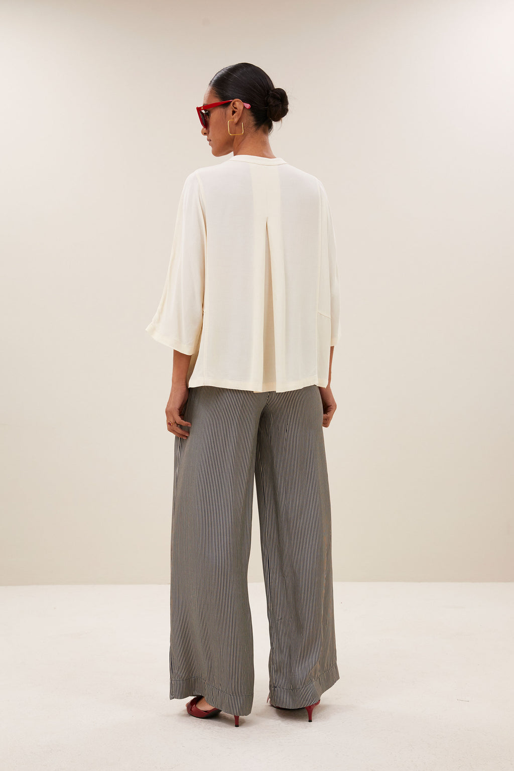 By Bar siem viscose blouse cream