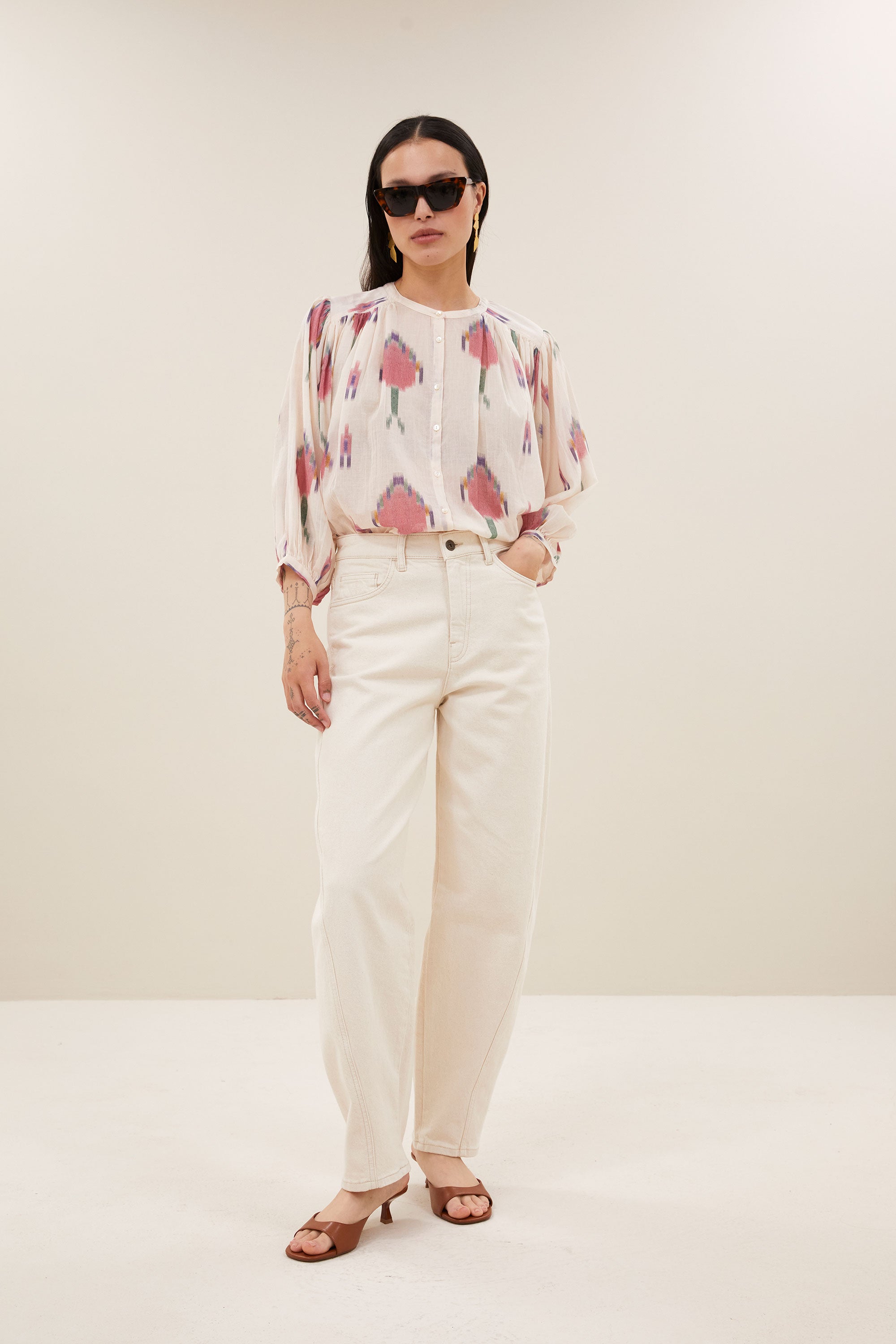 By Bar begum raw jeans | raw white