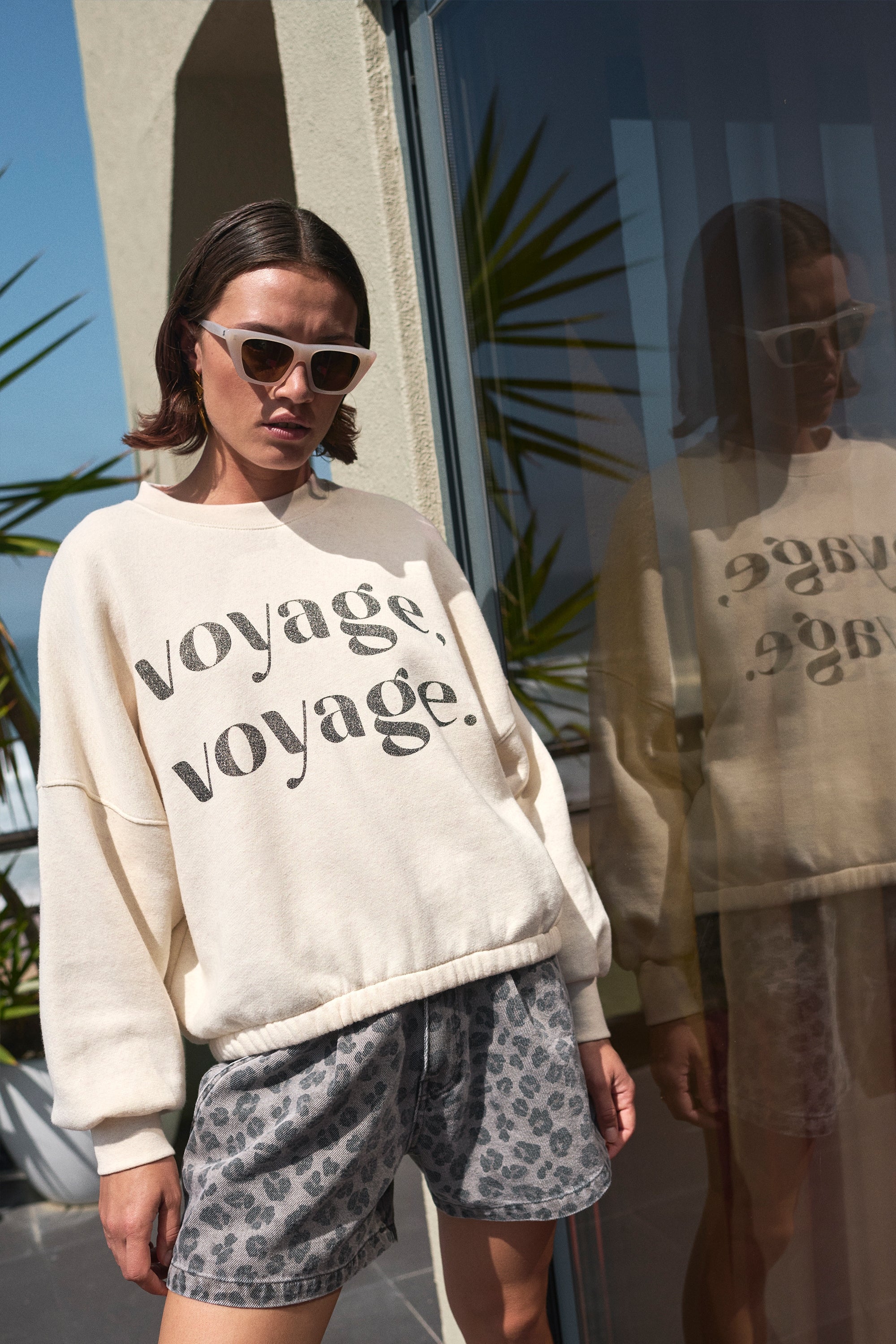 By Bar malyn voyage sweater oyster melee