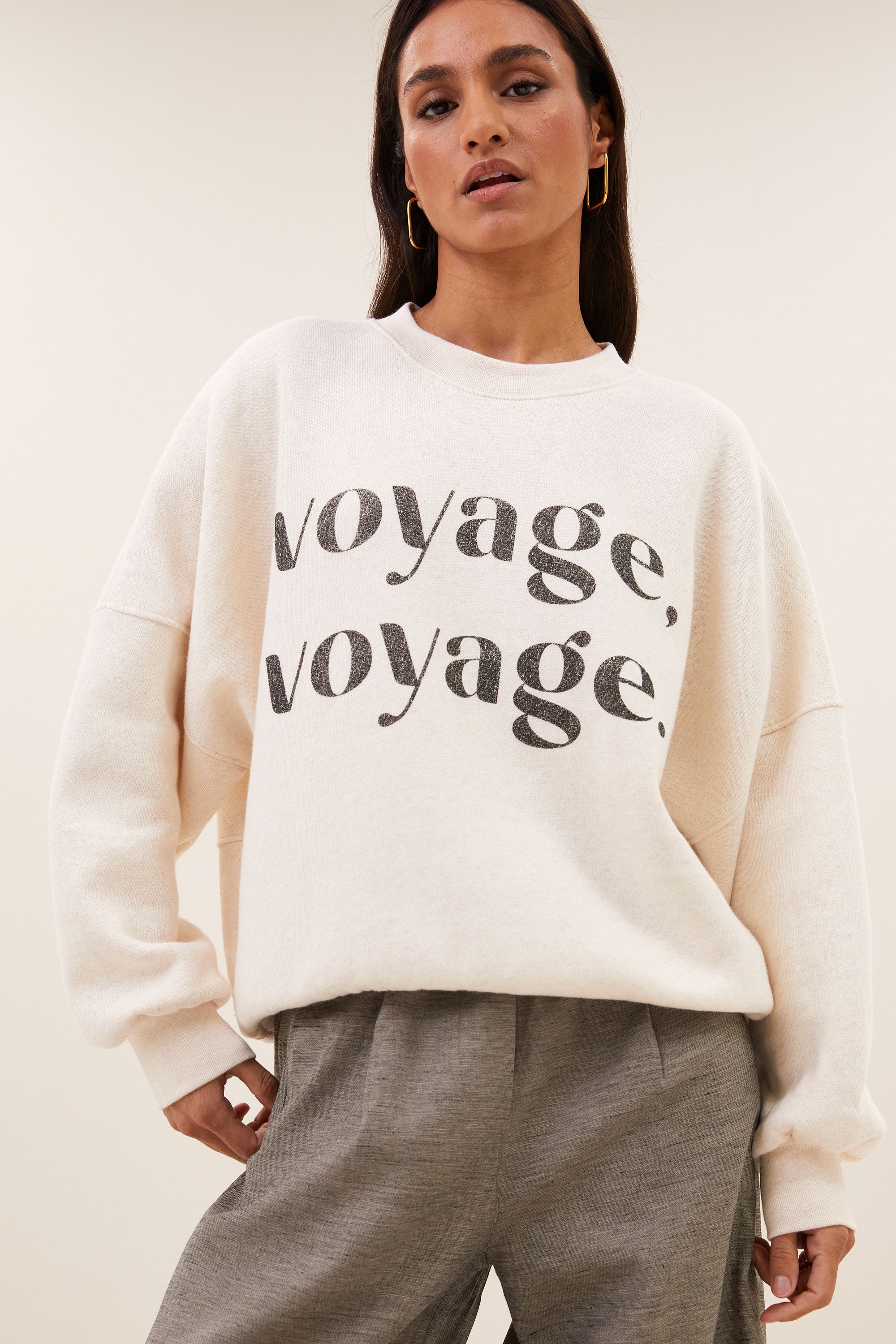 By Bar malyn voyage sweater oyster melee