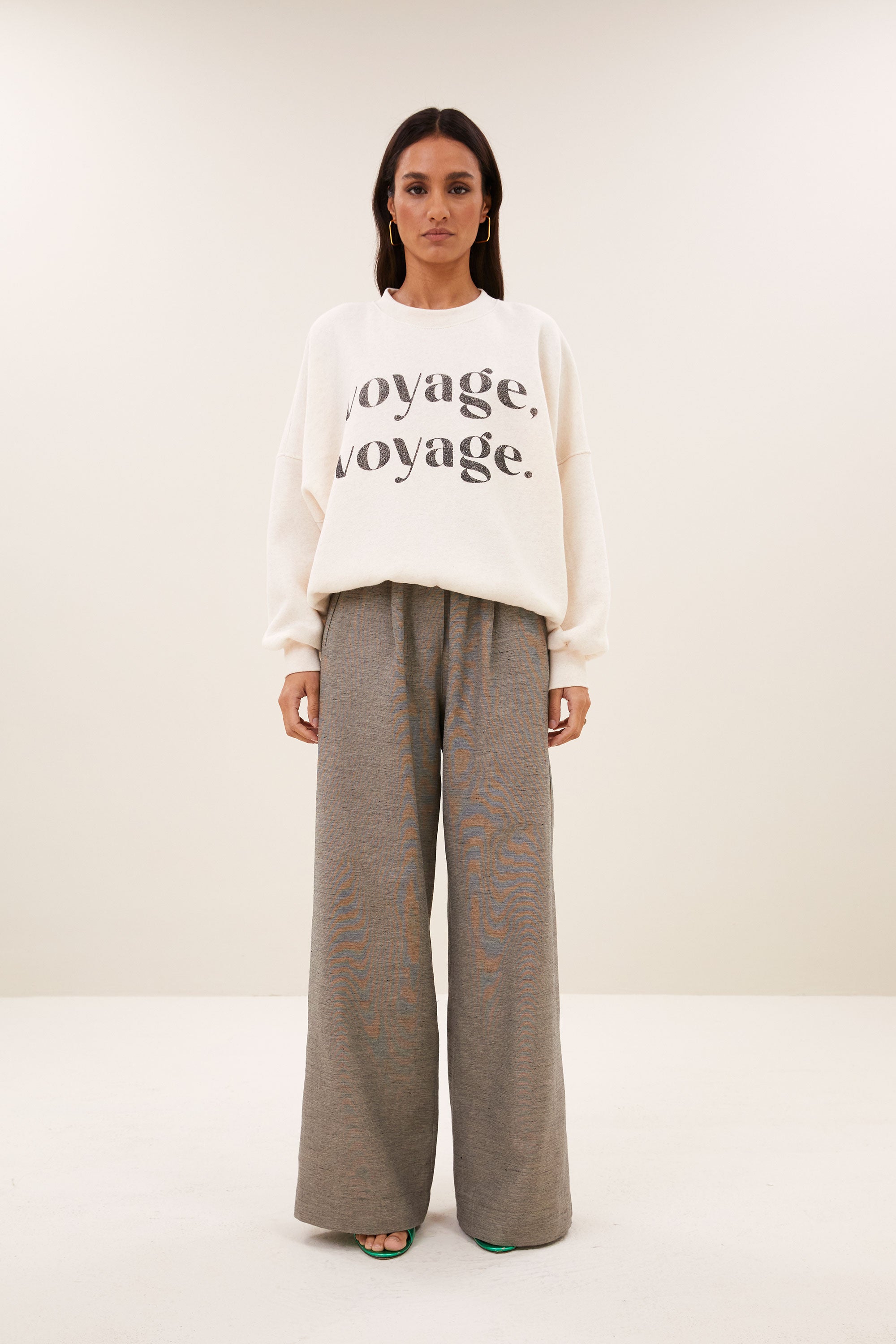 By Bar malyn voyage sweater oyster melee