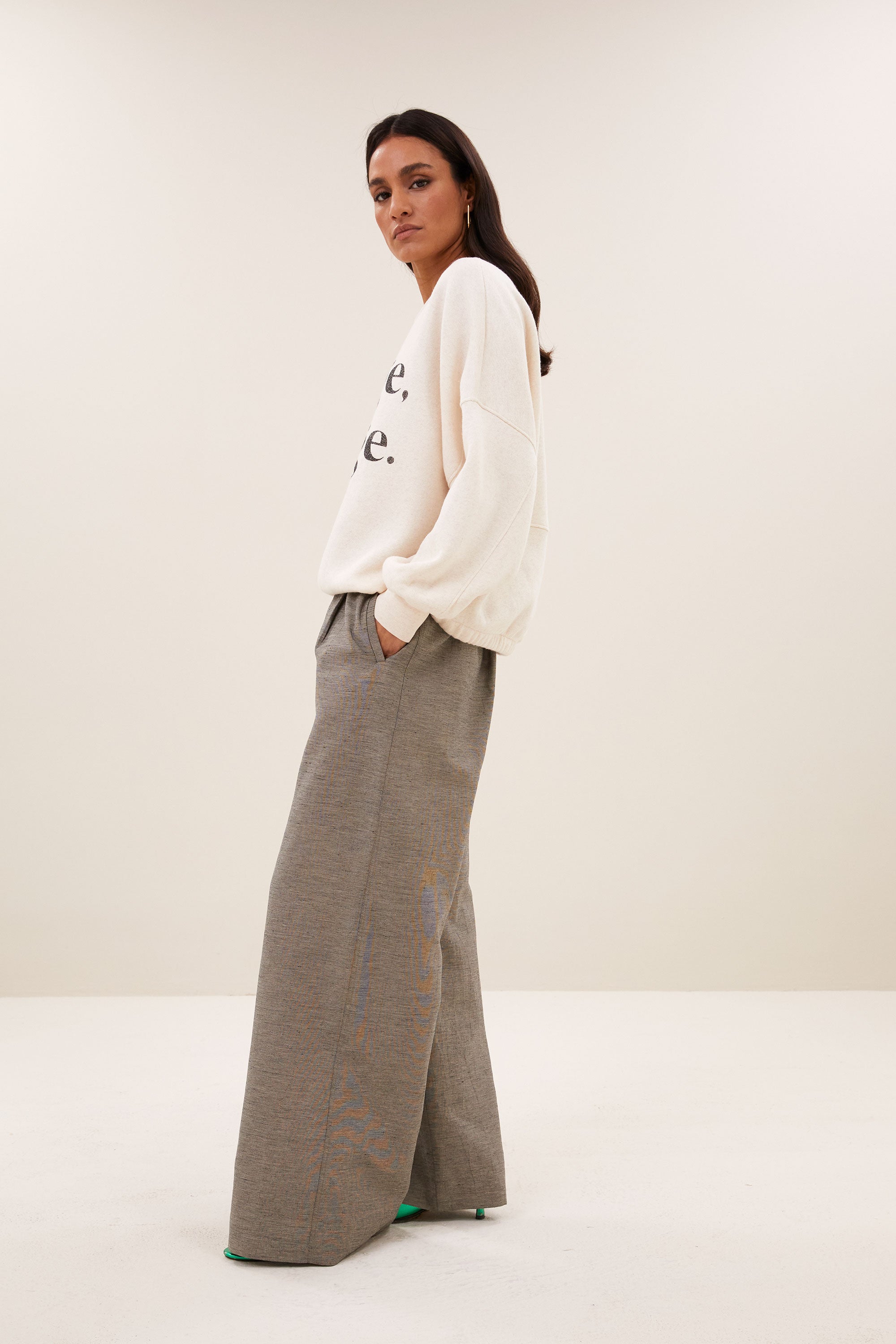 By Bar malyn voyage sweater oyster melee