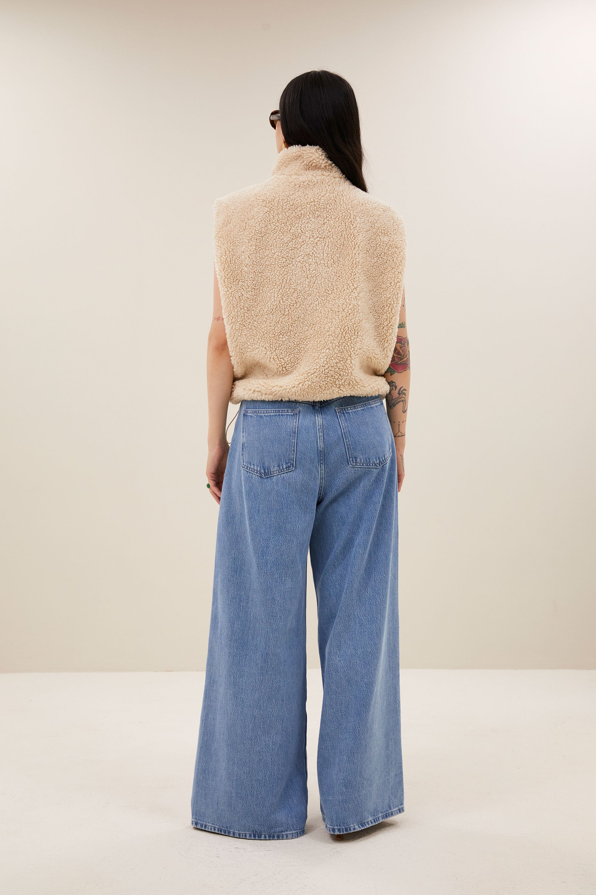 By Bar steve sleeveless jacket | off white