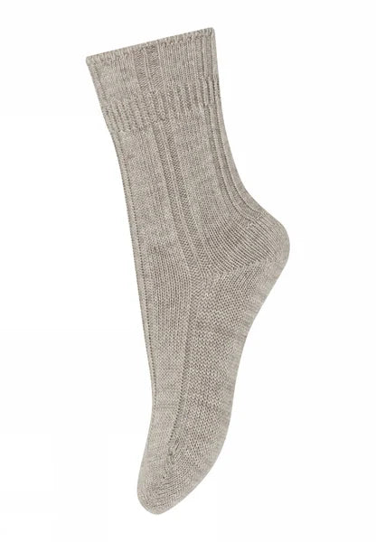 MP Denmark Bee socks Light Brown Melange