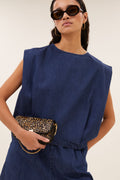 By Bar ginza denim top | dark denim