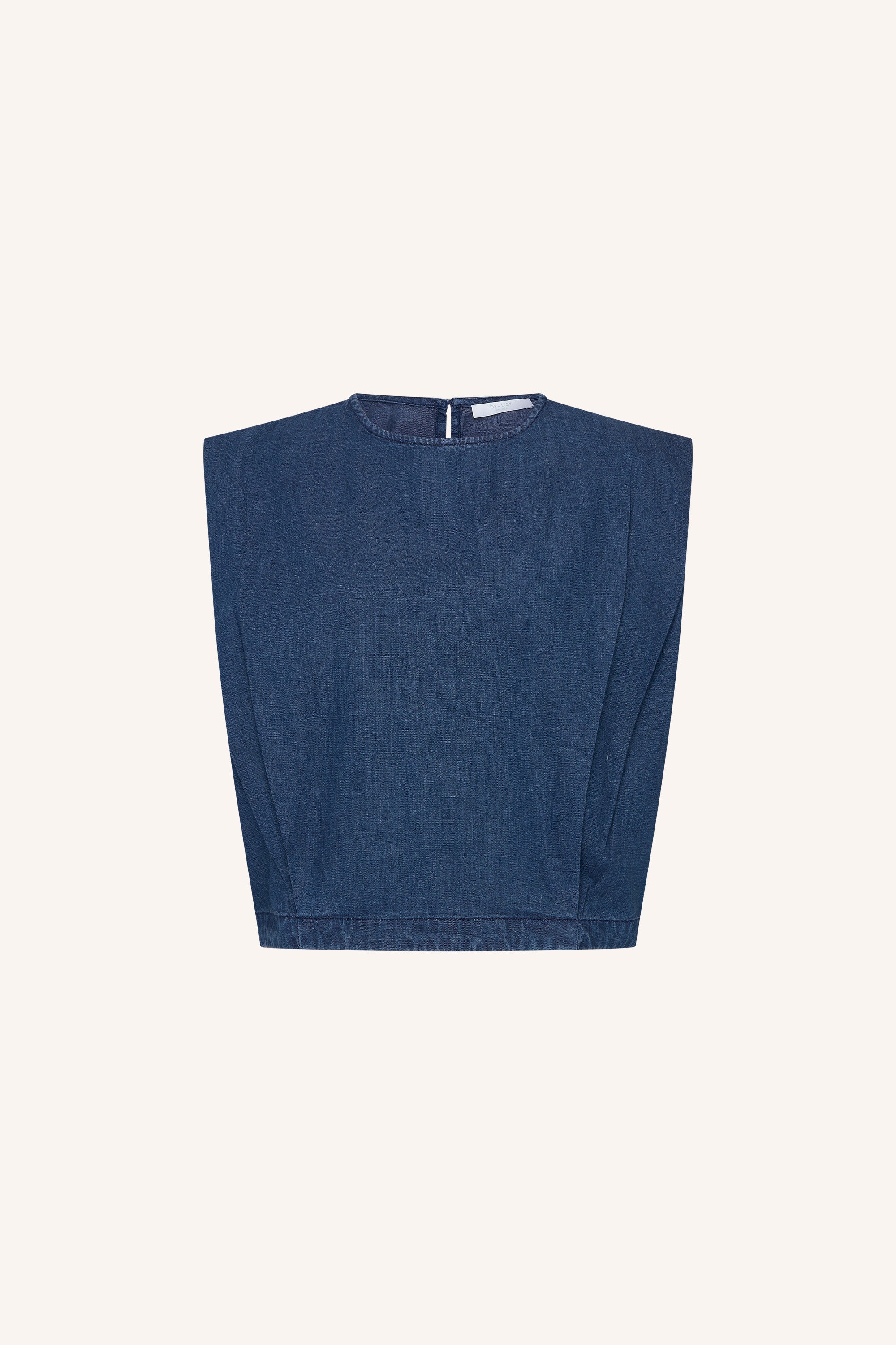 By Bar ginza denim top | dark denim