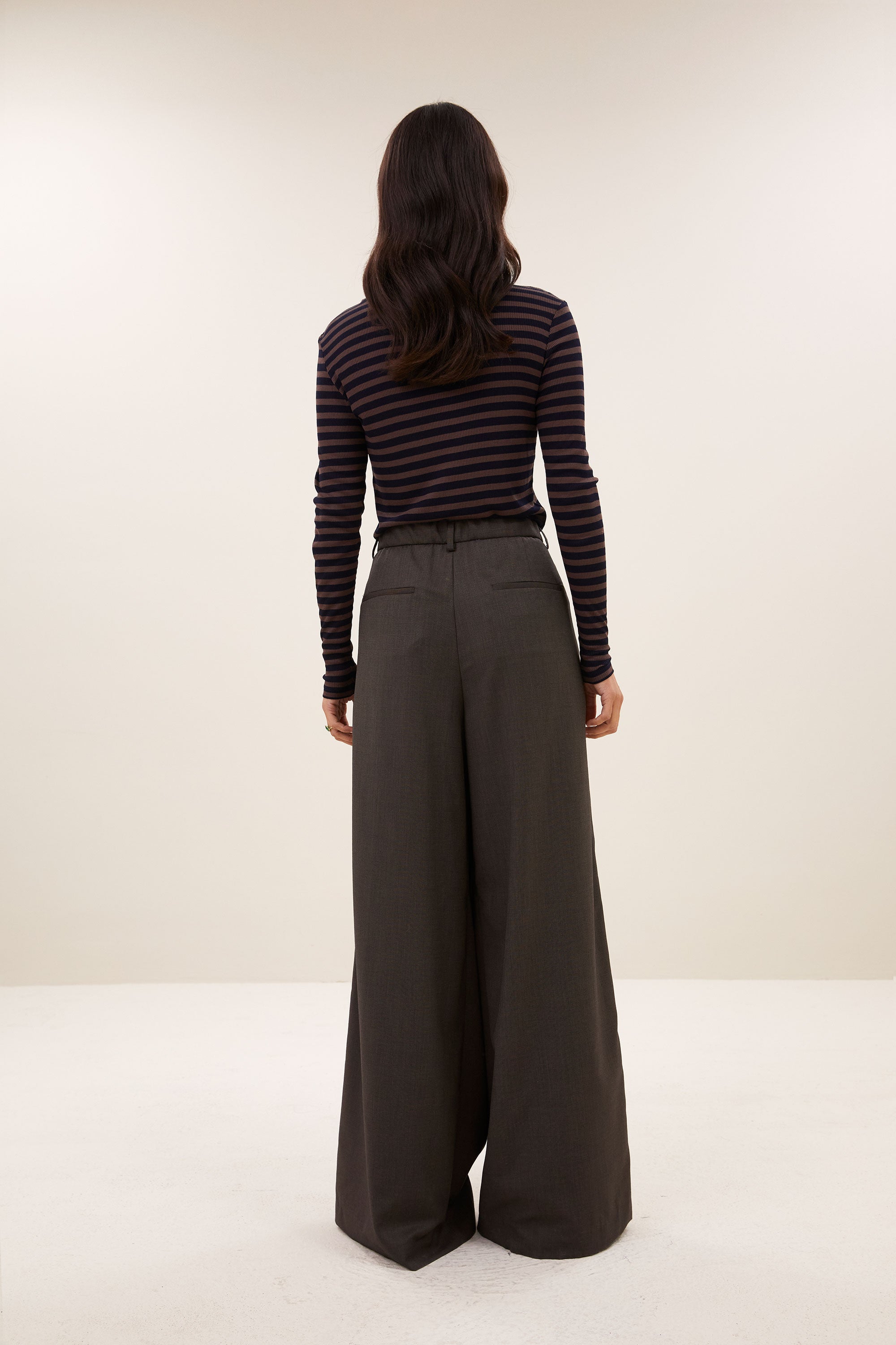 By Bar basic ls rib top 1721 deep stripe