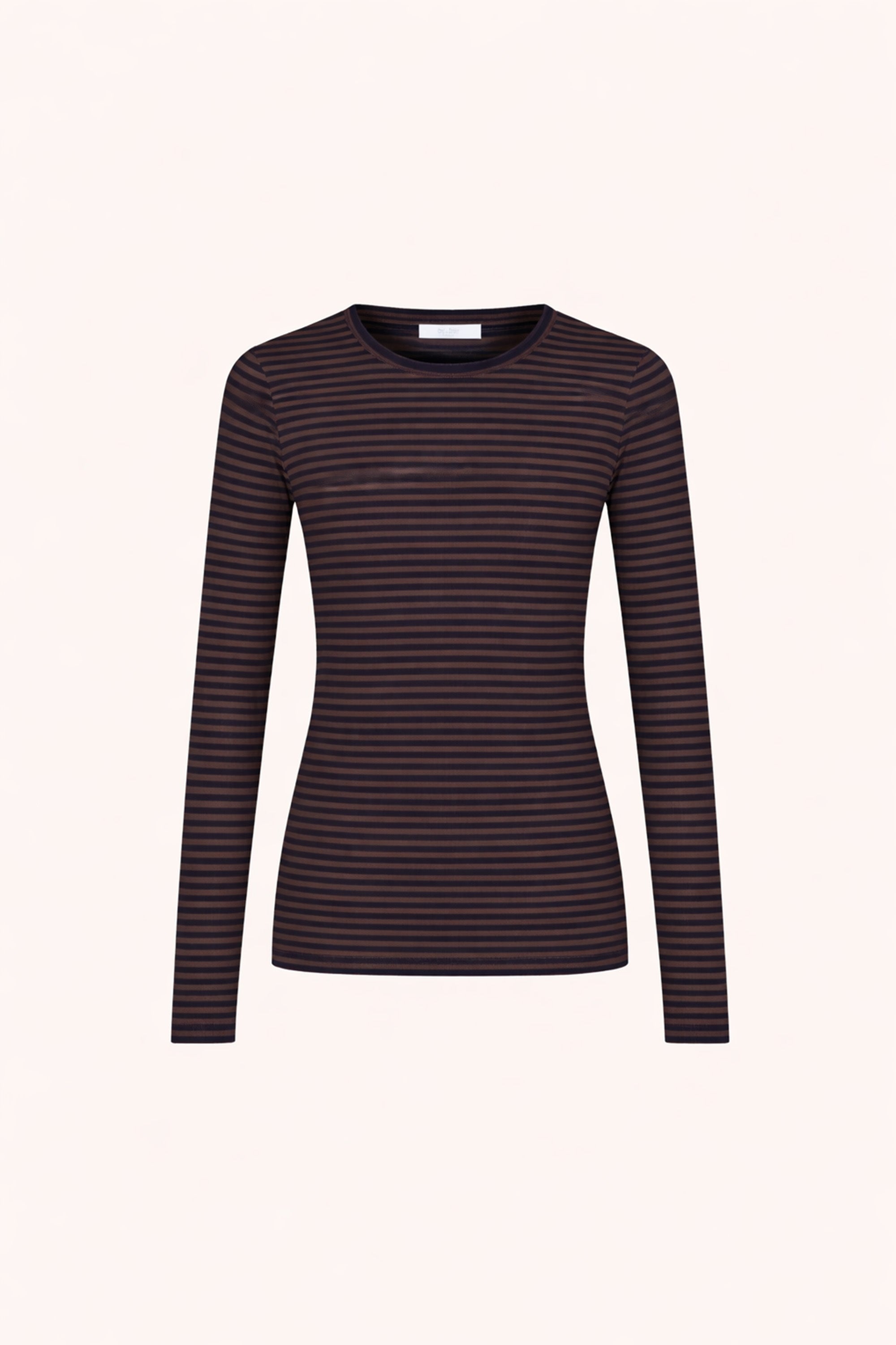 By Bar basic ls rib top 1721 deep stripe