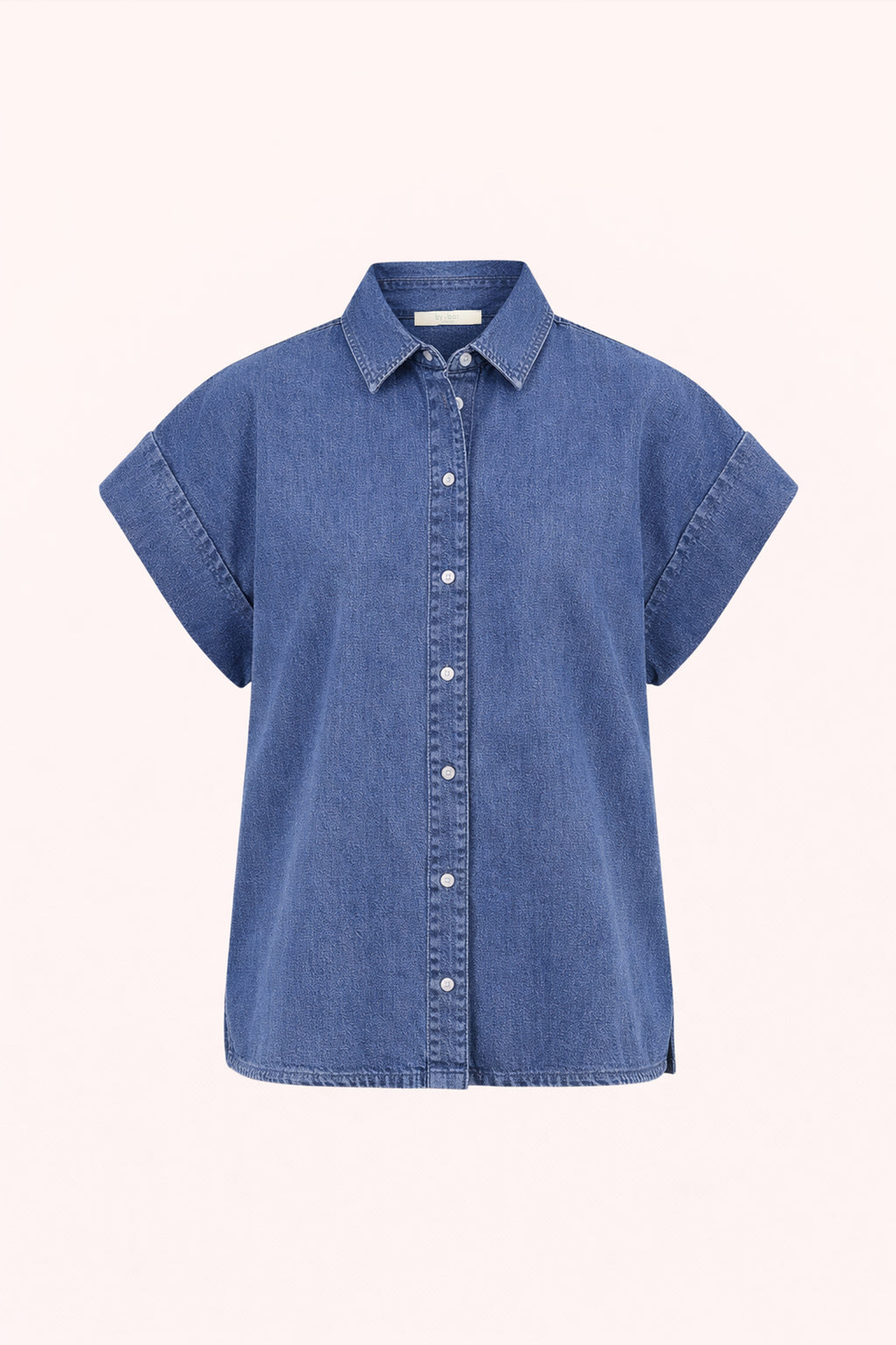 By Bar pixie short denim blouse | medium denim