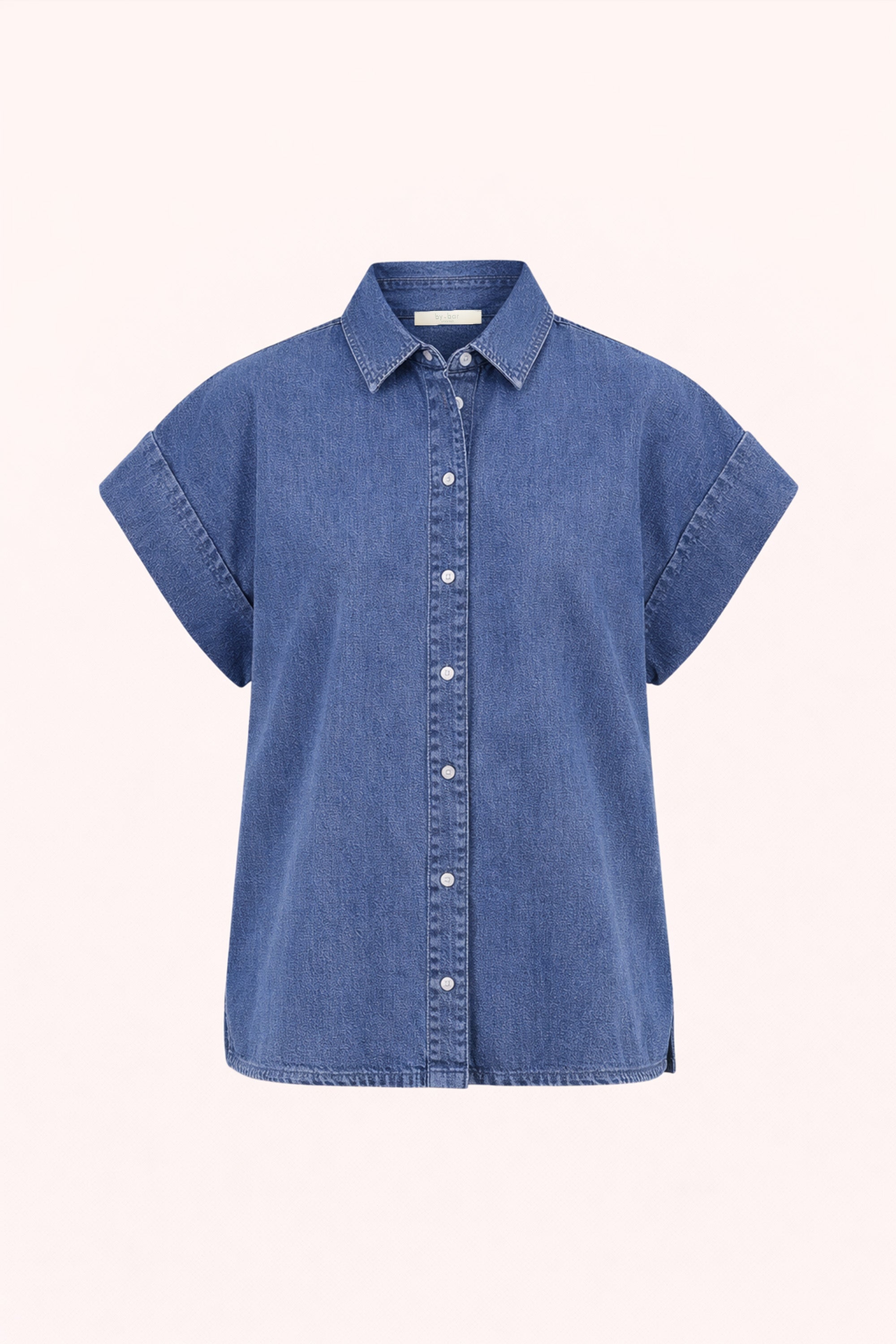 By Bar pixie short denim blouse | medium denim
