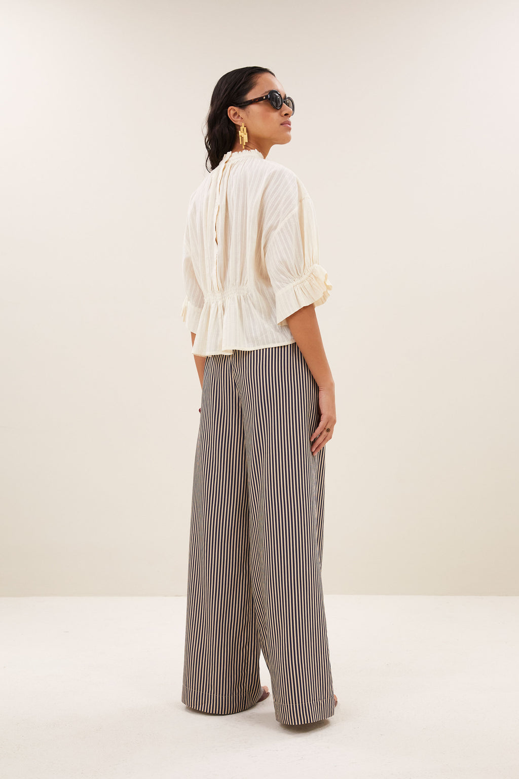 By Bar isabel dobby blouse | sand