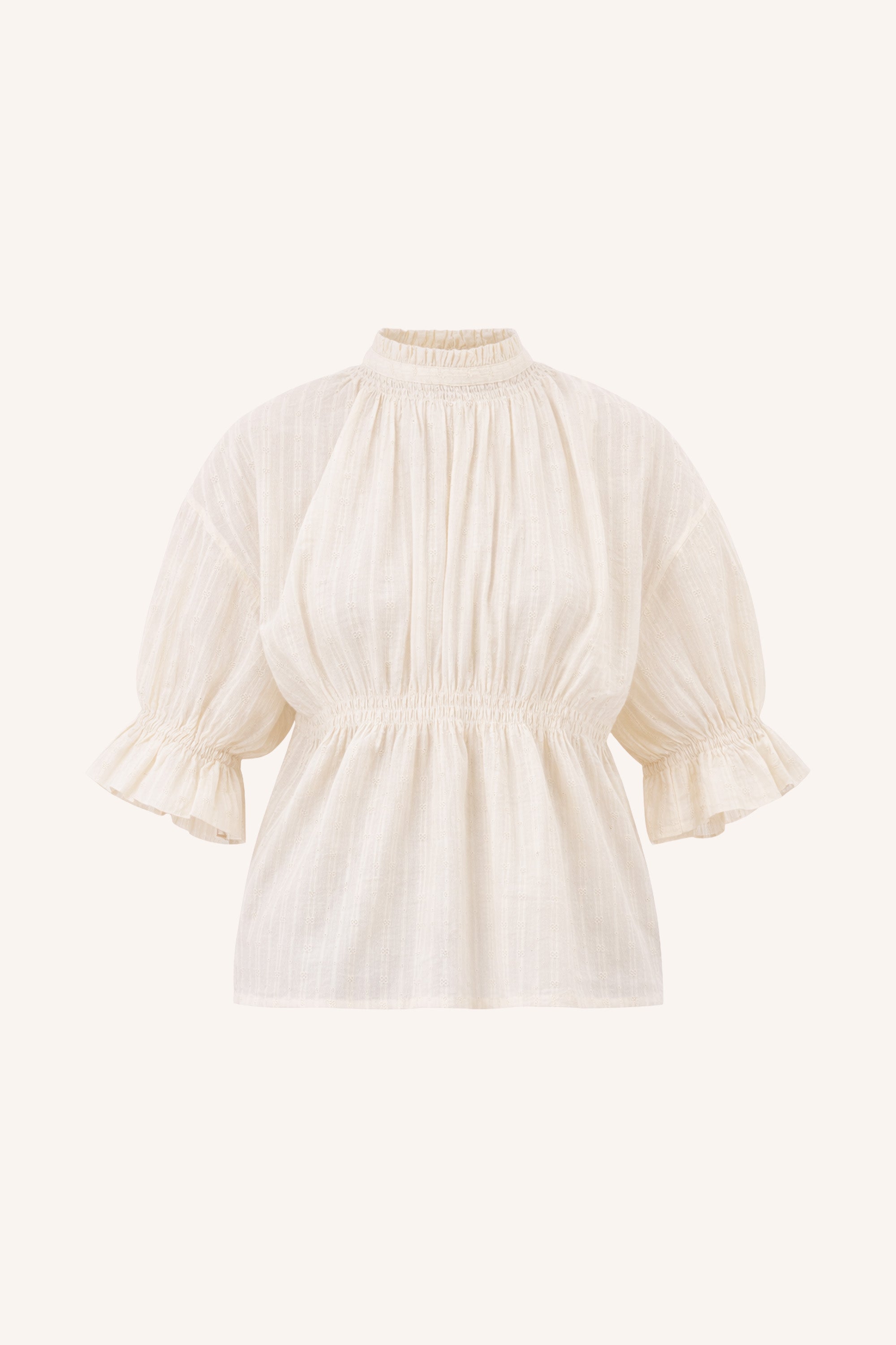 By Bar isabel dobby blouse | sand
