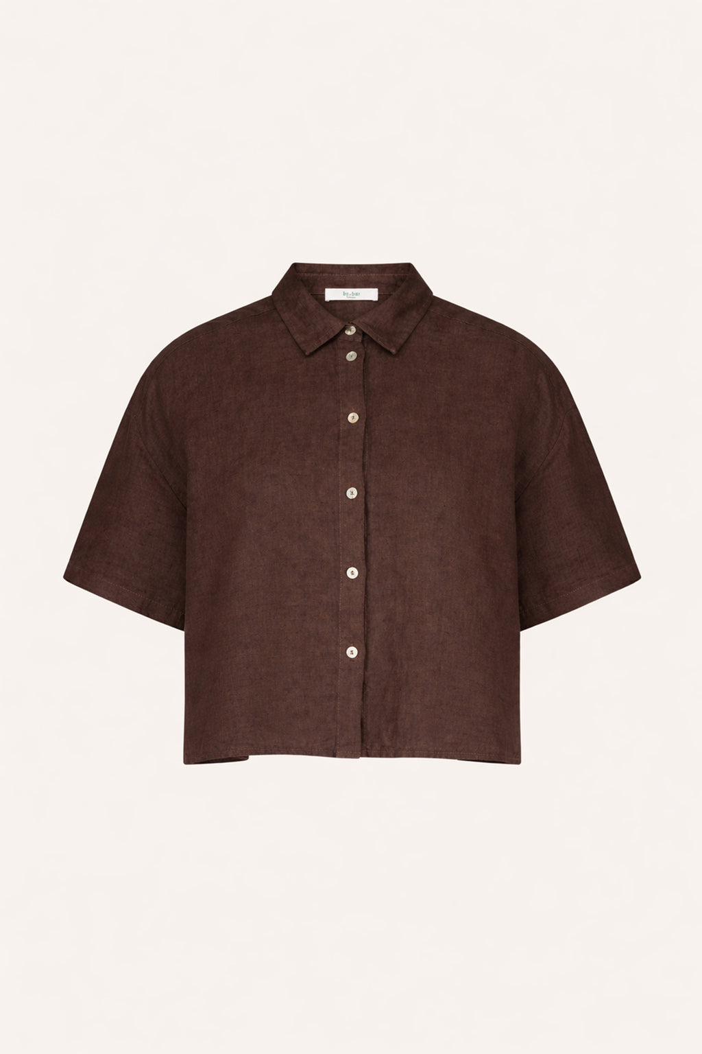 By Bar mara linen blouse | espresso