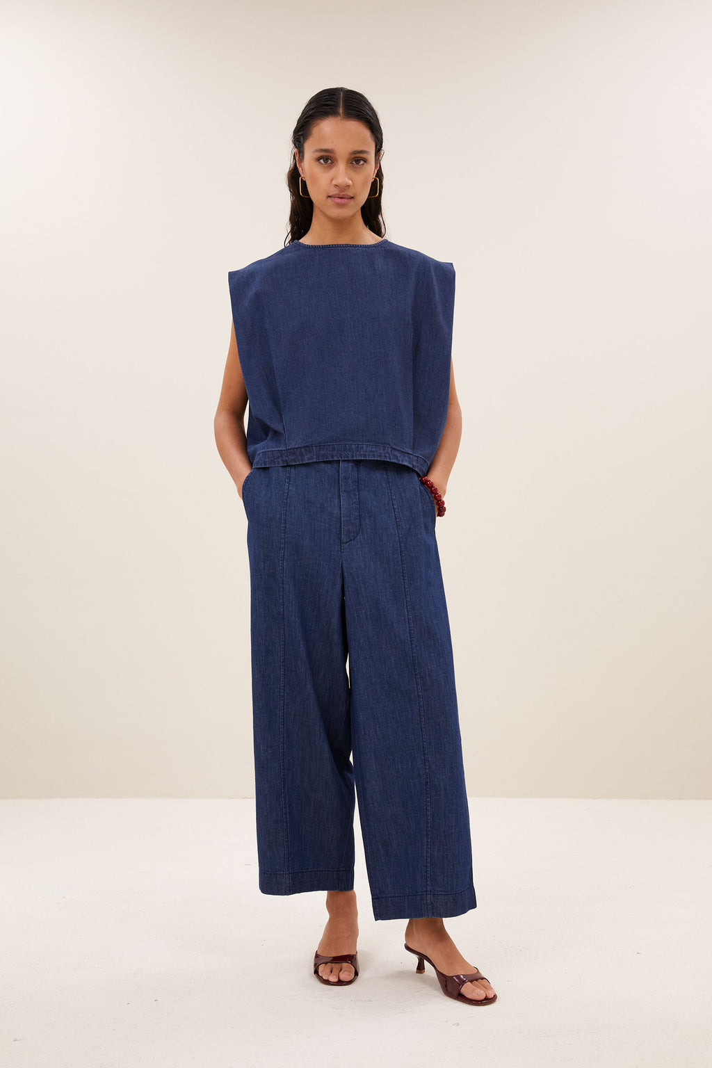 By Bar fuji denim pants | dark denim