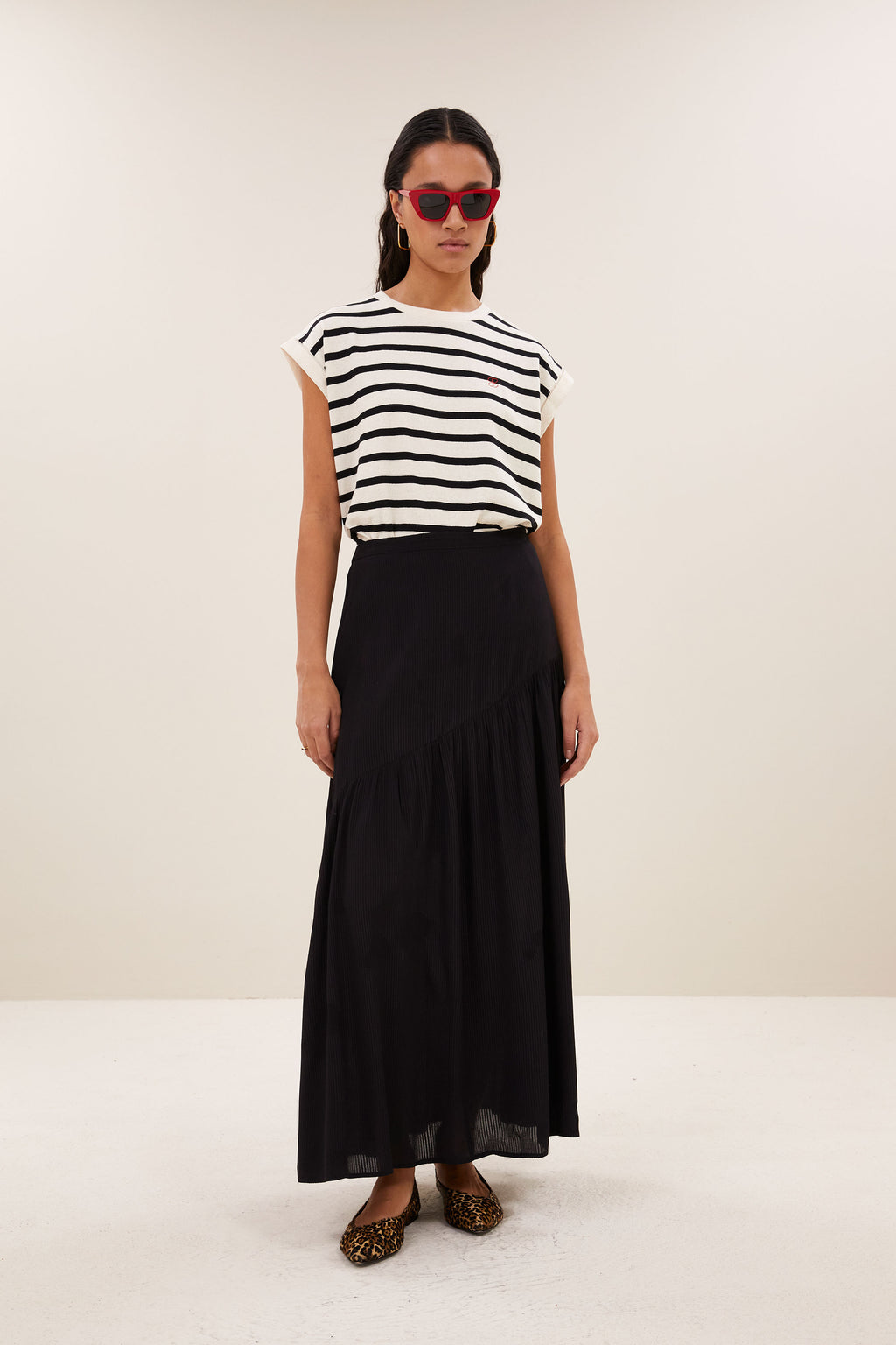 By Bar myra viscose skirt | black