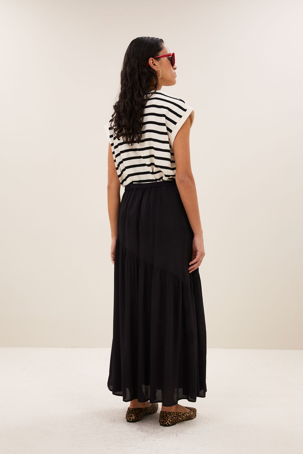 By Bar myra viscose skirt | black