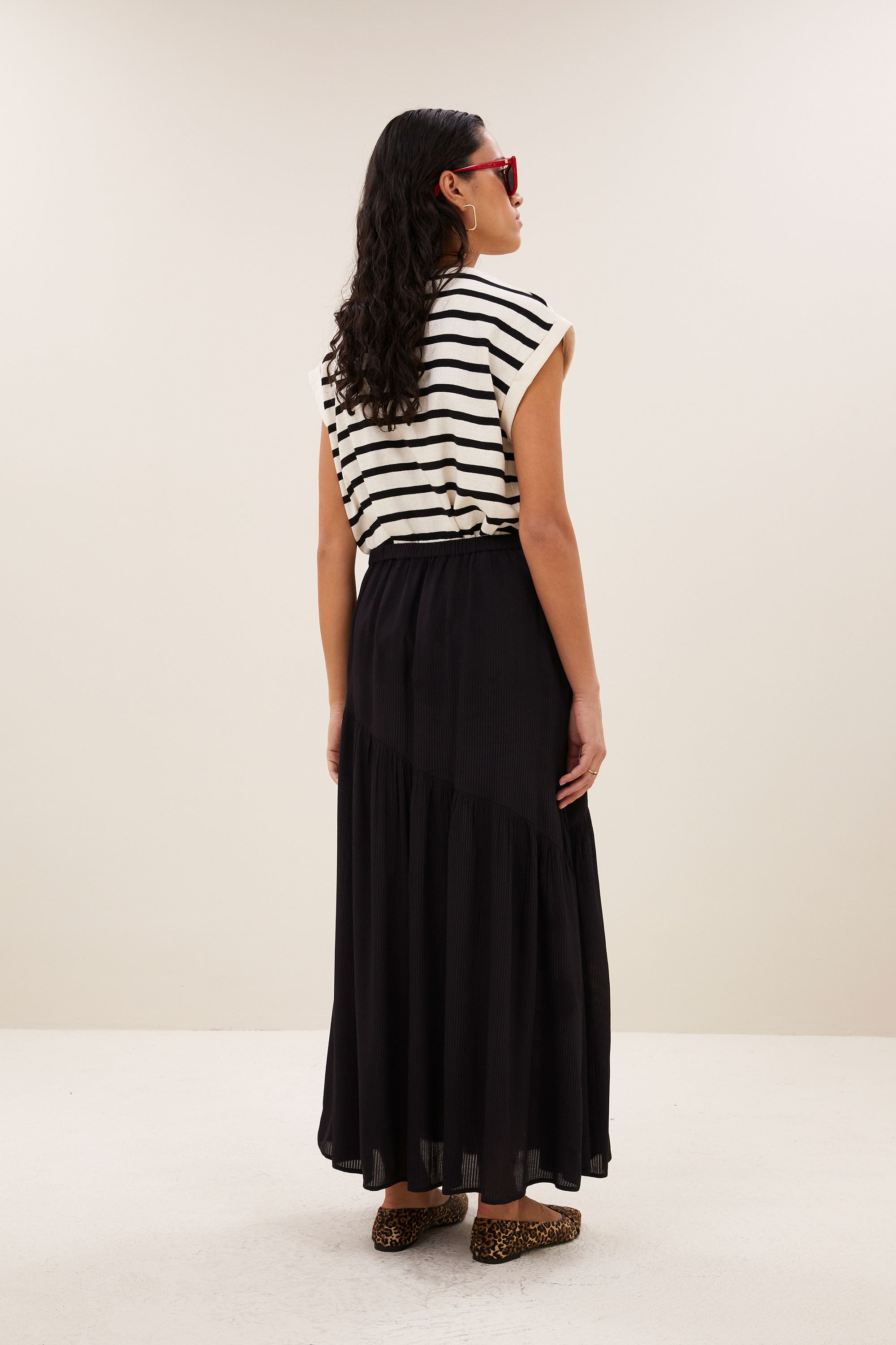 By Bar myra viscose skirt | black