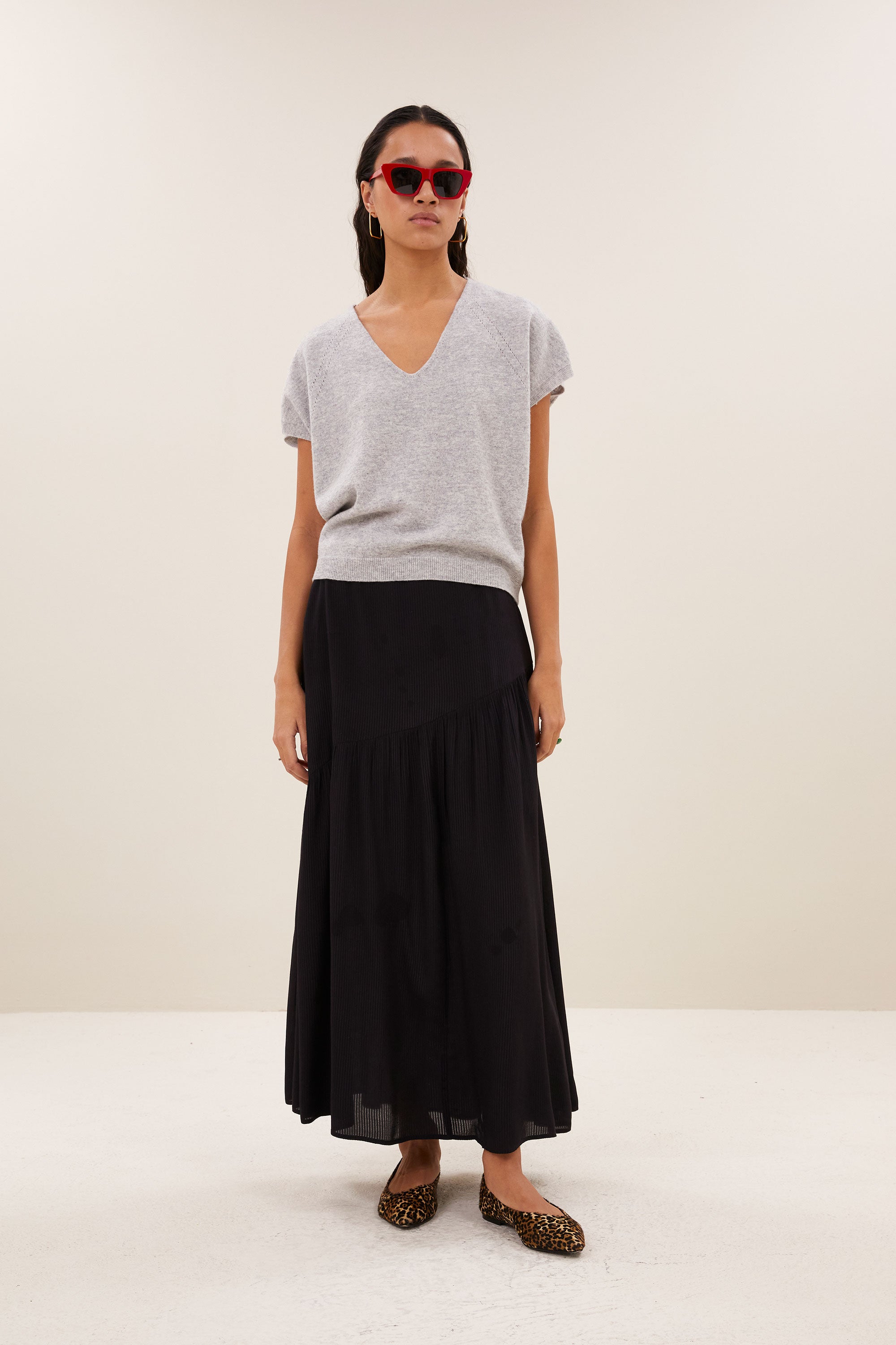 By Bar myra viscose skirt | black
