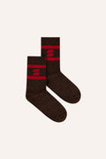 By Bar logo glitter chocolate socks lollipop