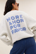 By Bar lili amor sweater | light grey melee